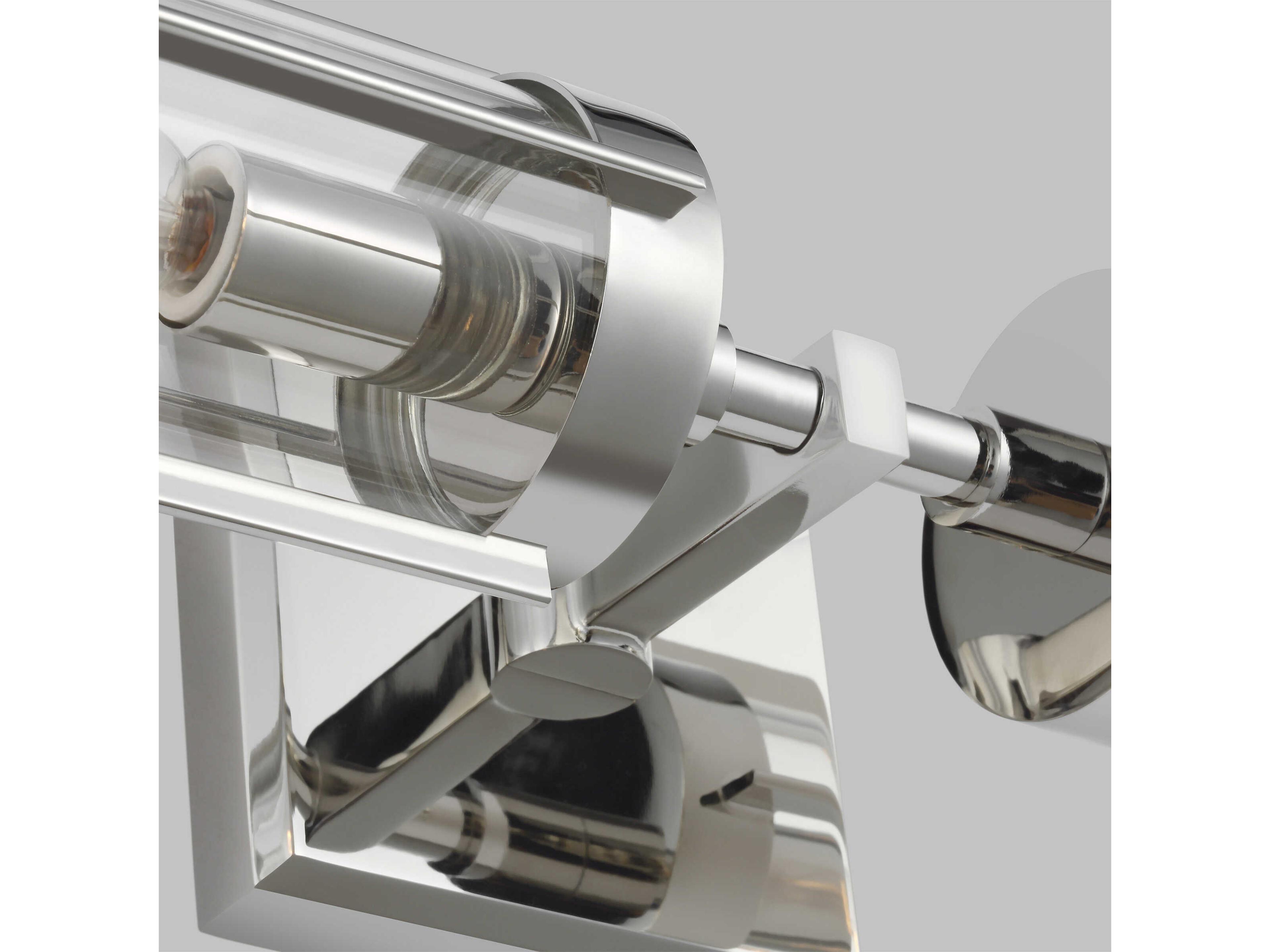 Visual Comfort Studio Flynn 2-Light Polished Nickel Vanity Light