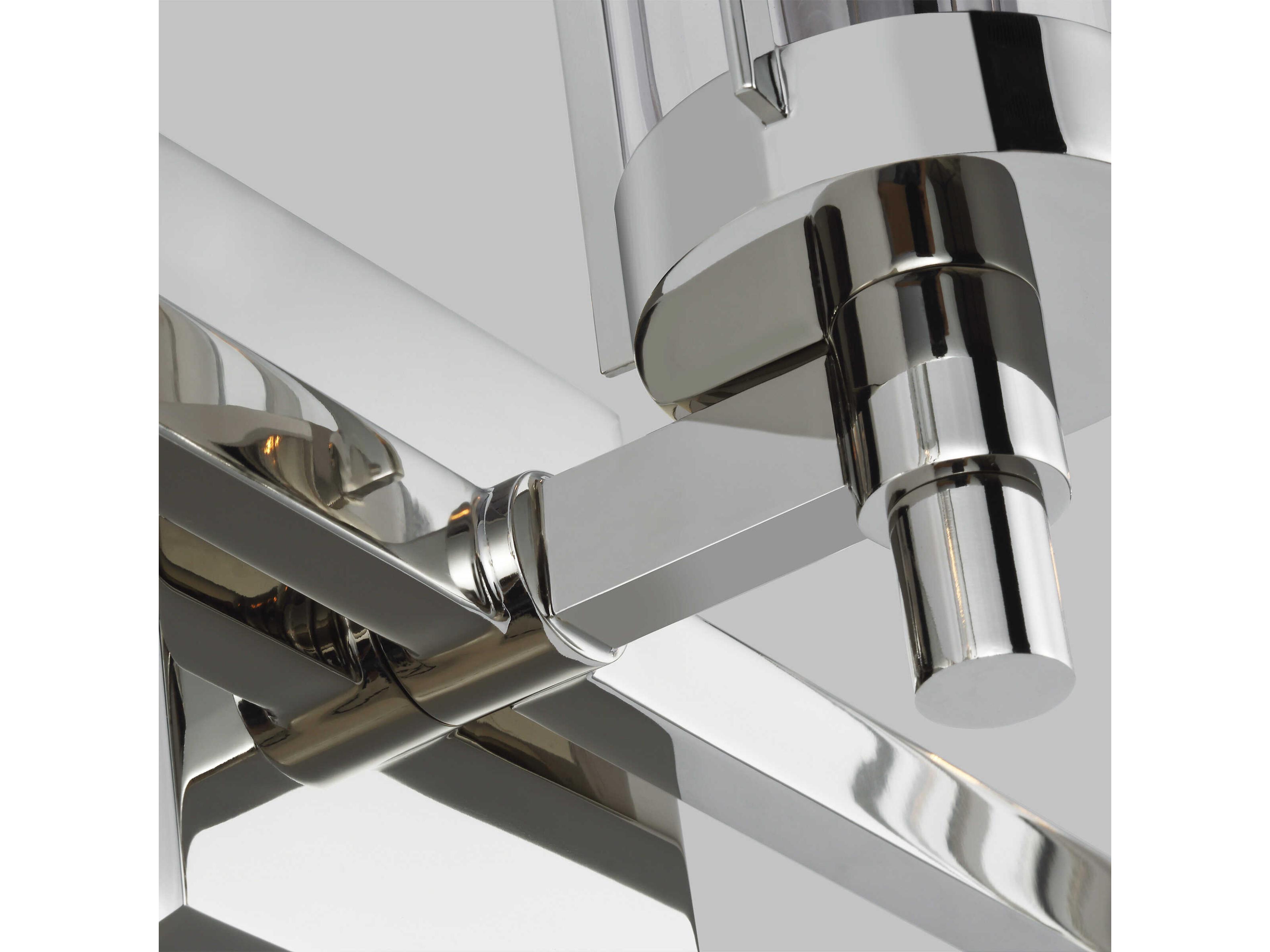 Visual Comfort Studio Flynn 3-Light Polished Nickel Vanity Light