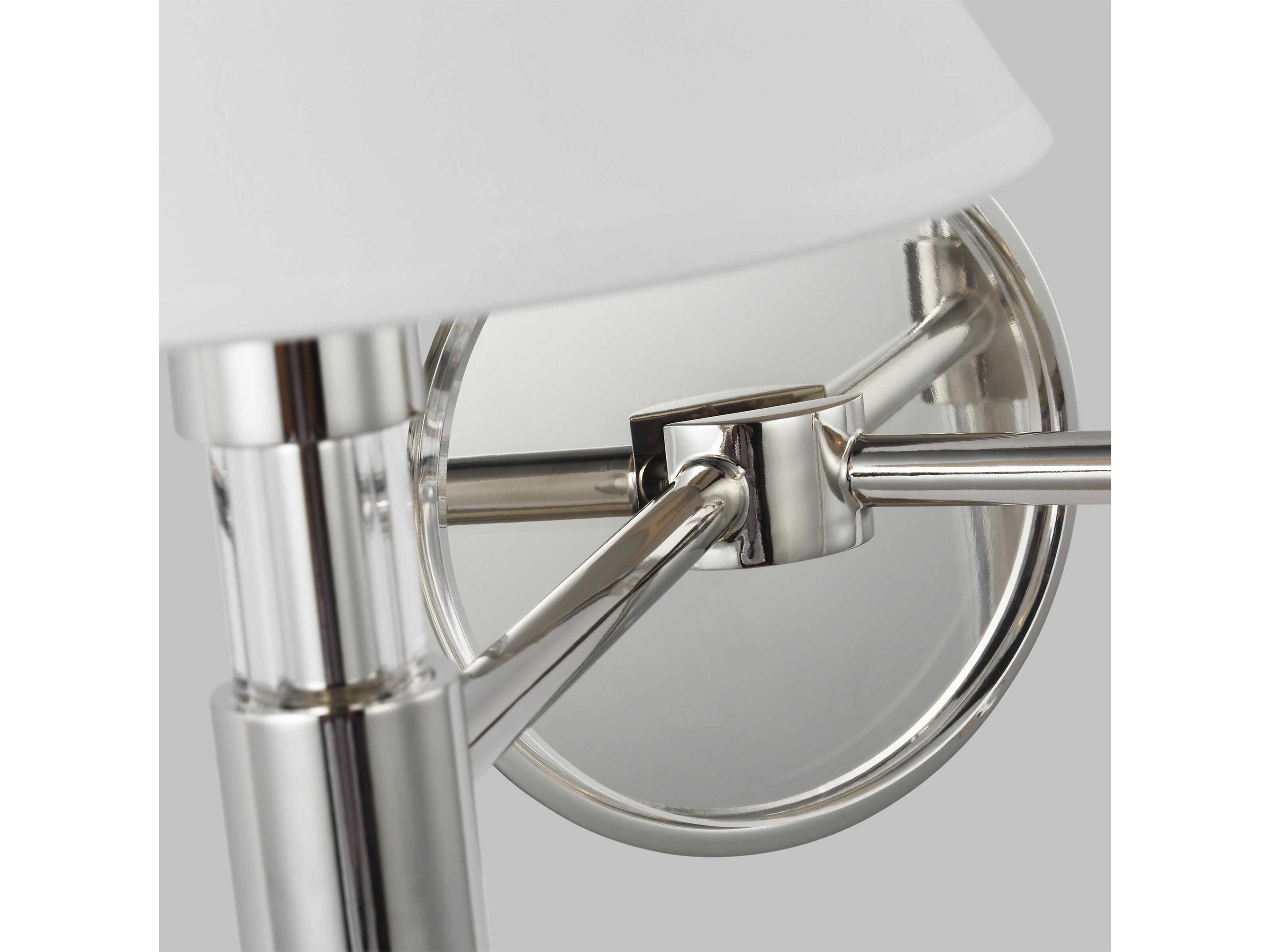 Visual Comfort Studio Robert 2-Light Polished Nickel Vanity Light