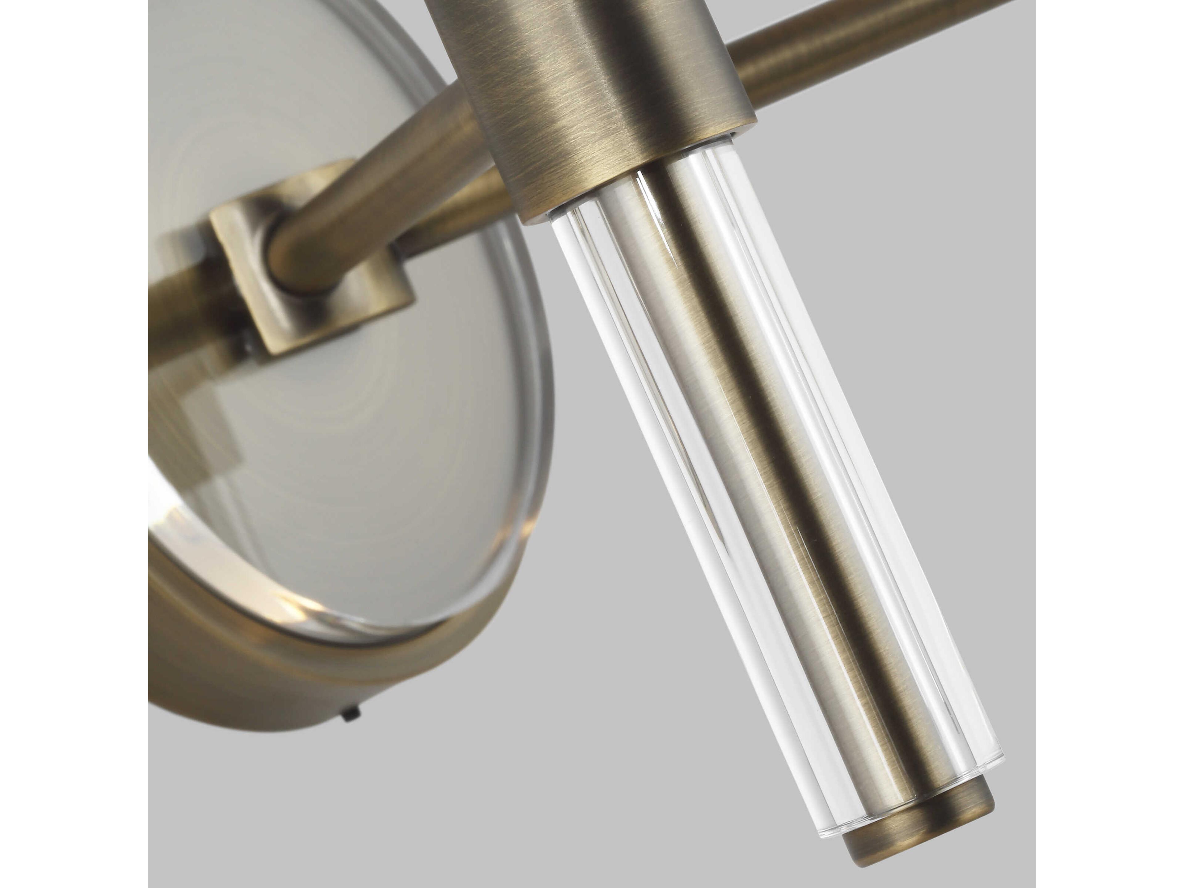 Visual Comfort Studio Robert 2-Light Time Worn Brass Vanity Light