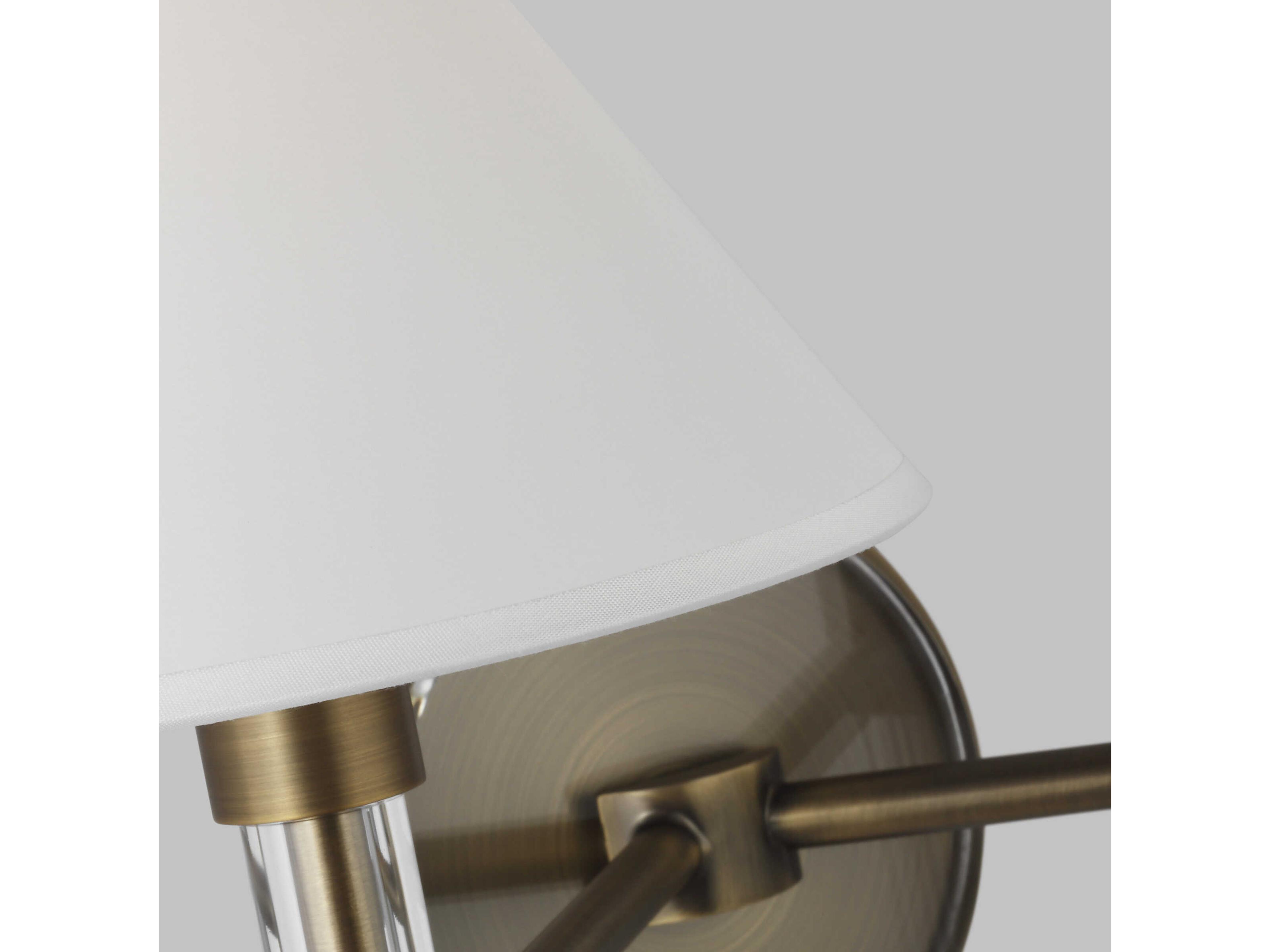 Visual Comfort Studio Robert 2-Light Time Worn Brass Vanity Light