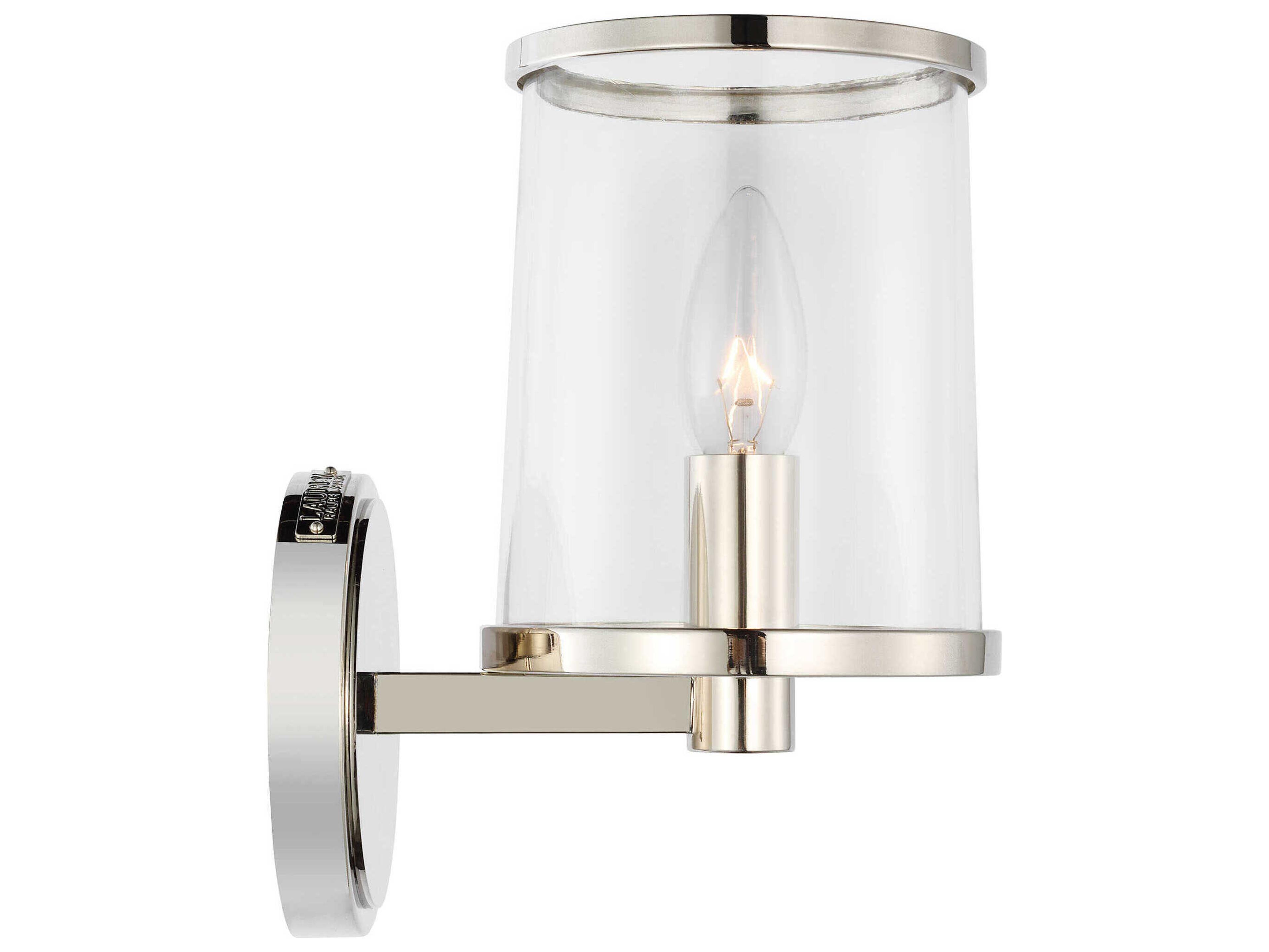 Visual Comfort Studio Reynolds 1-Light Polished Nickel Wall Sconce