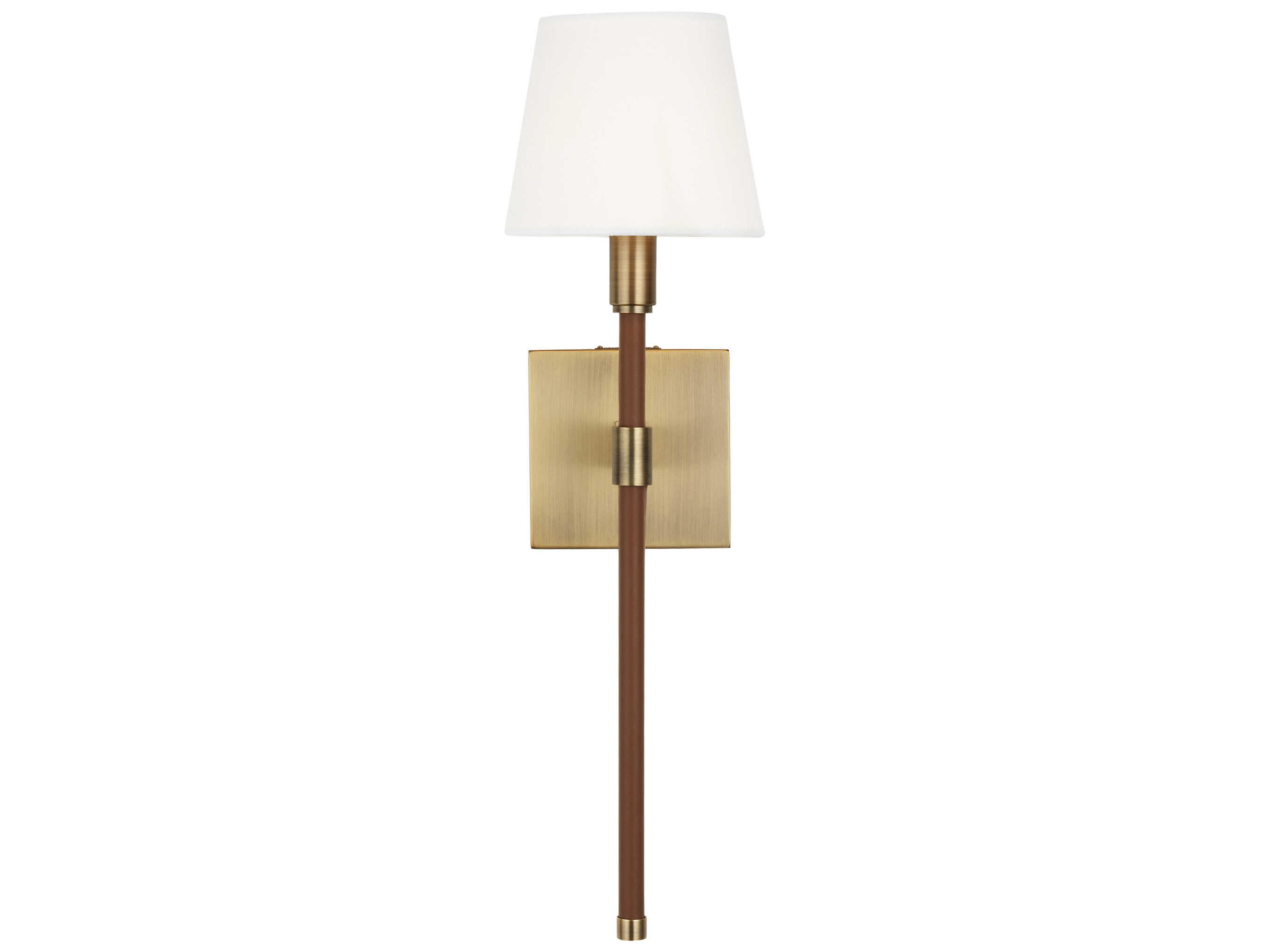 Visual Comfort Studio Katie 1-Light Time Worn Brass Wall Sconce