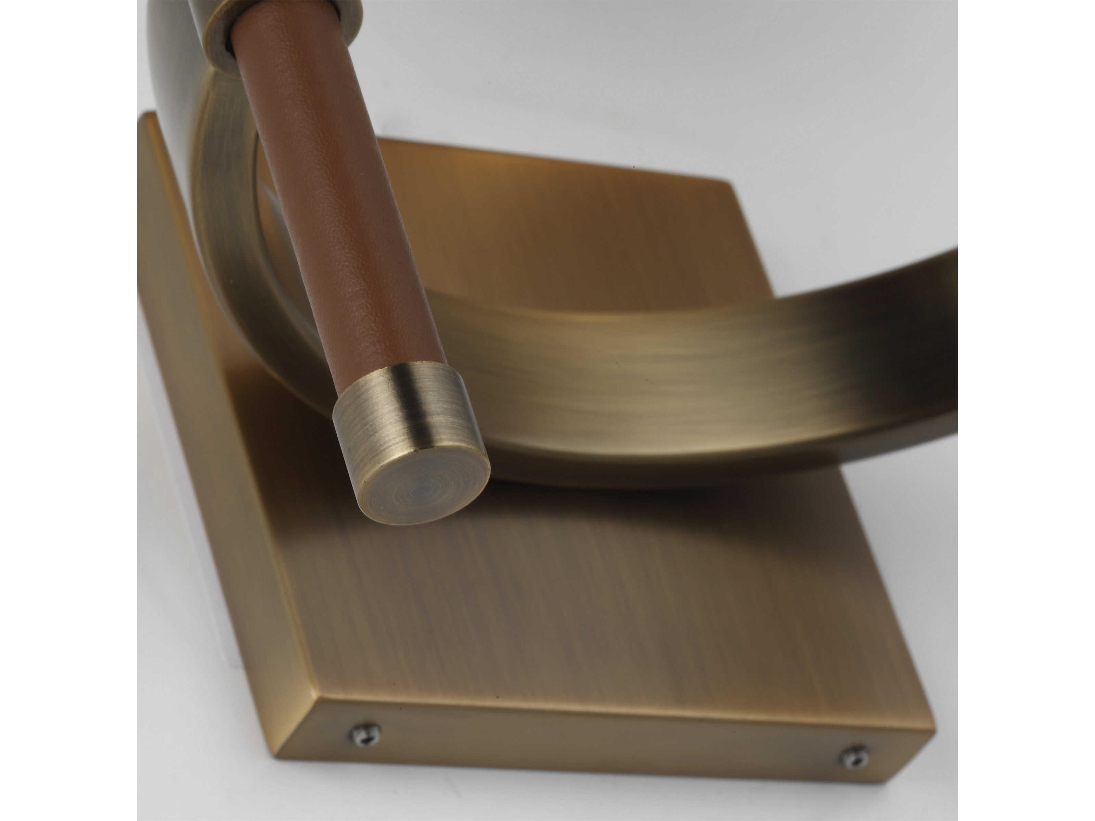 Visual Comfort Studio Katie 2-Light Time Worn Brass Vanity Light