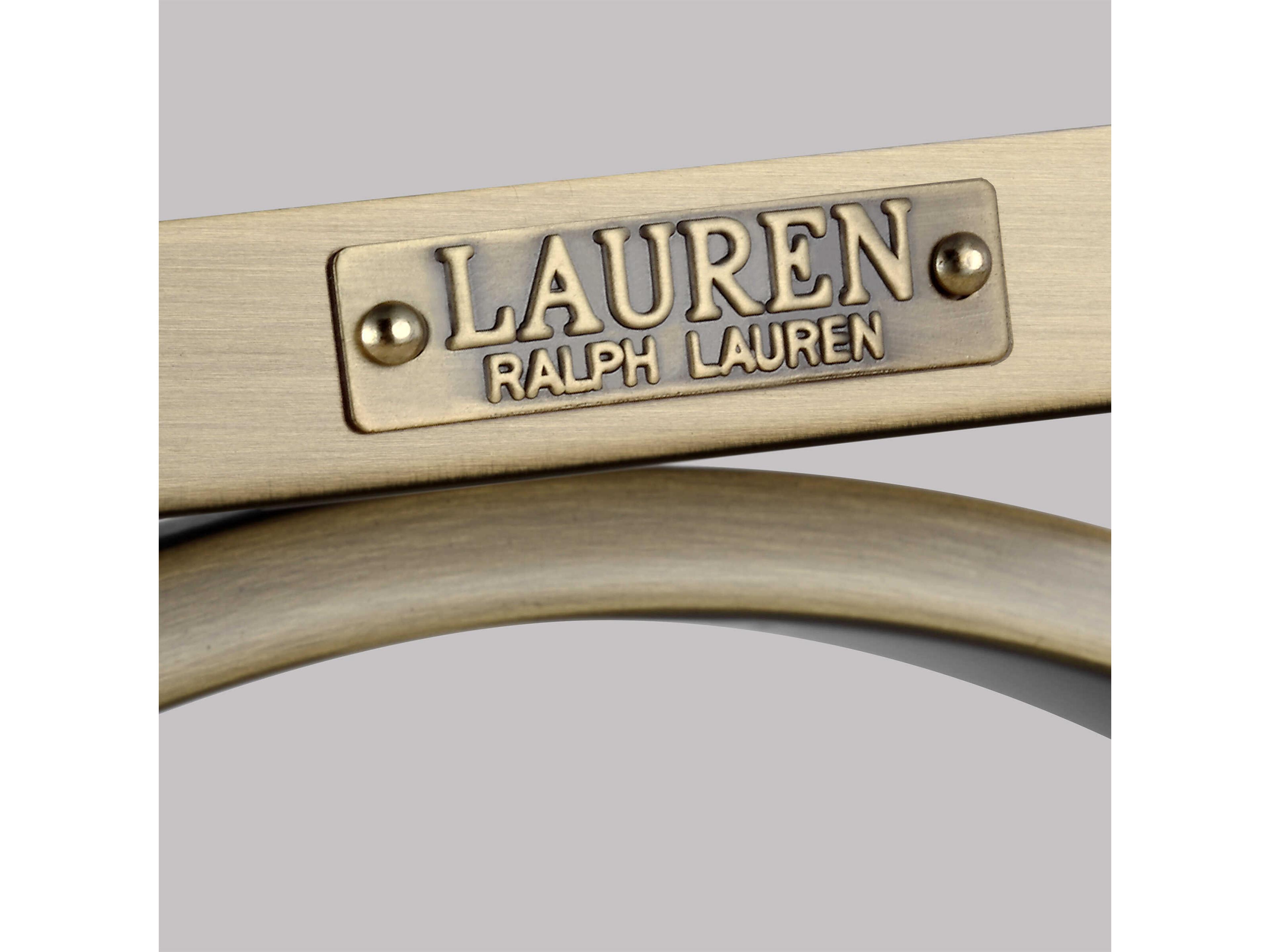 Visual Comfort Studio Katie 2-Light Time Worn Brass Vanity Light