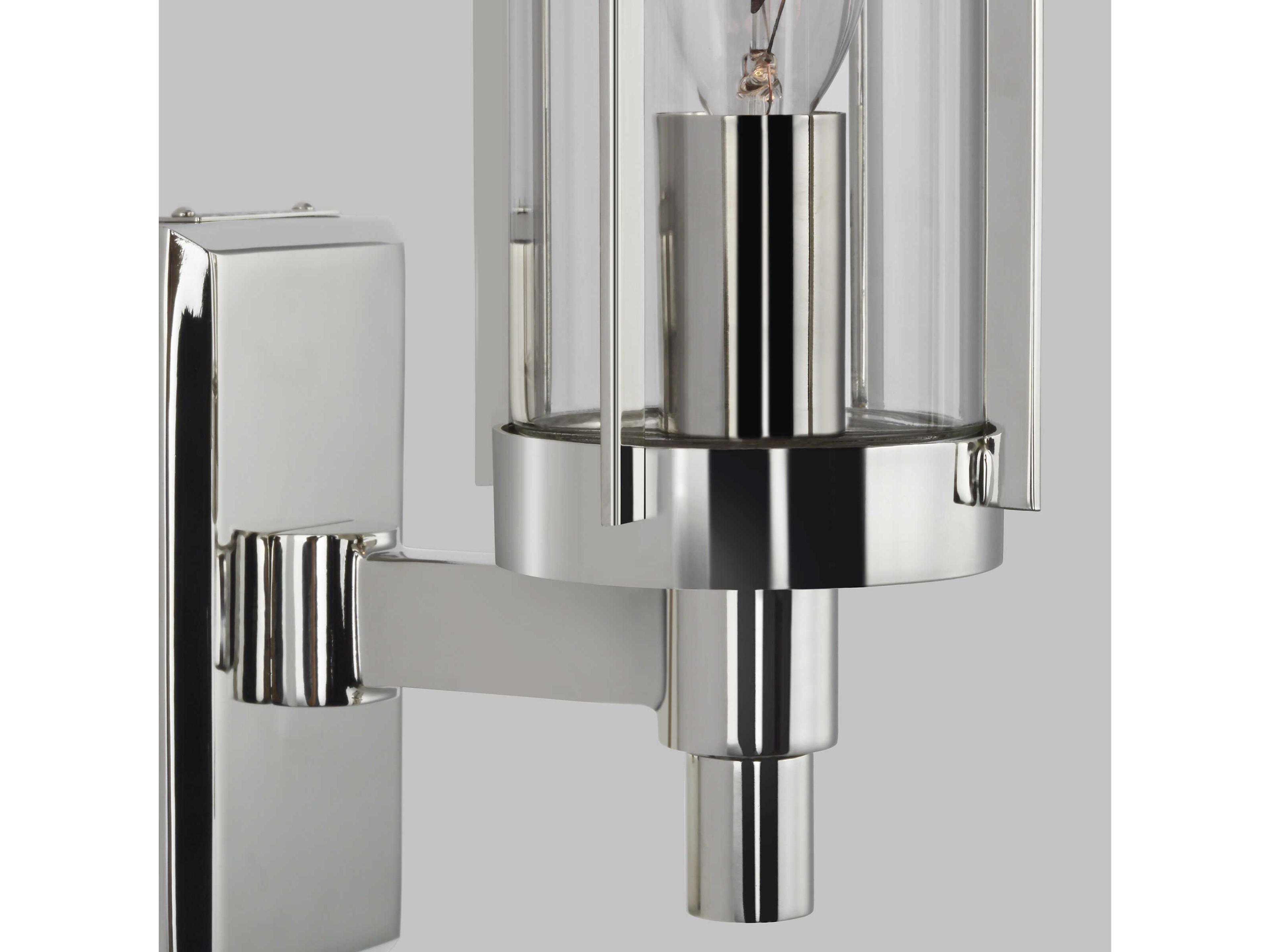 Visual Comfort Studio Flynn 1-Light Polished Nickel Wall Sconce