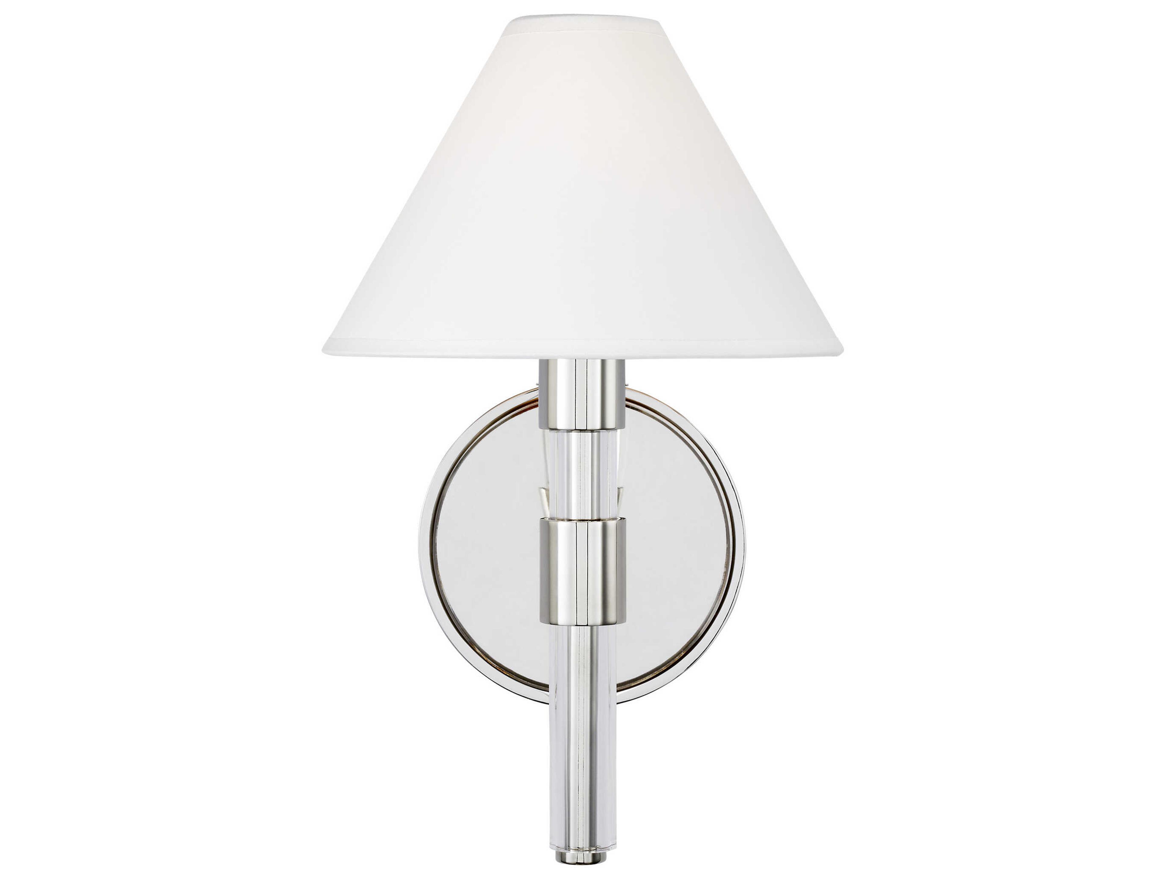 Visual Comfort Studio Robert 1-Light Polished Nickel Wall Sconce