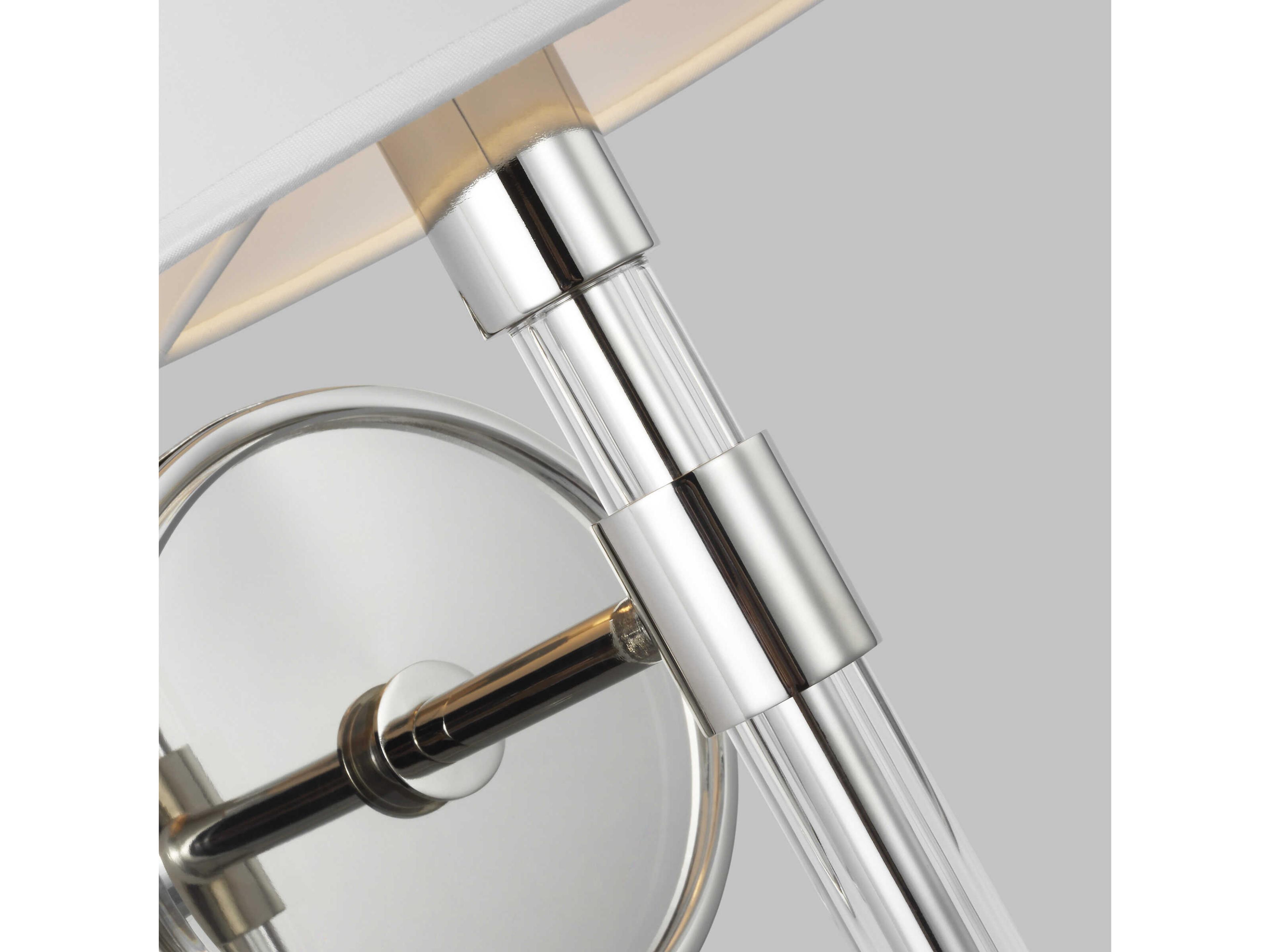 Visual Comfort Studio Robert 1-Light Polished Nickel Wall Sconce