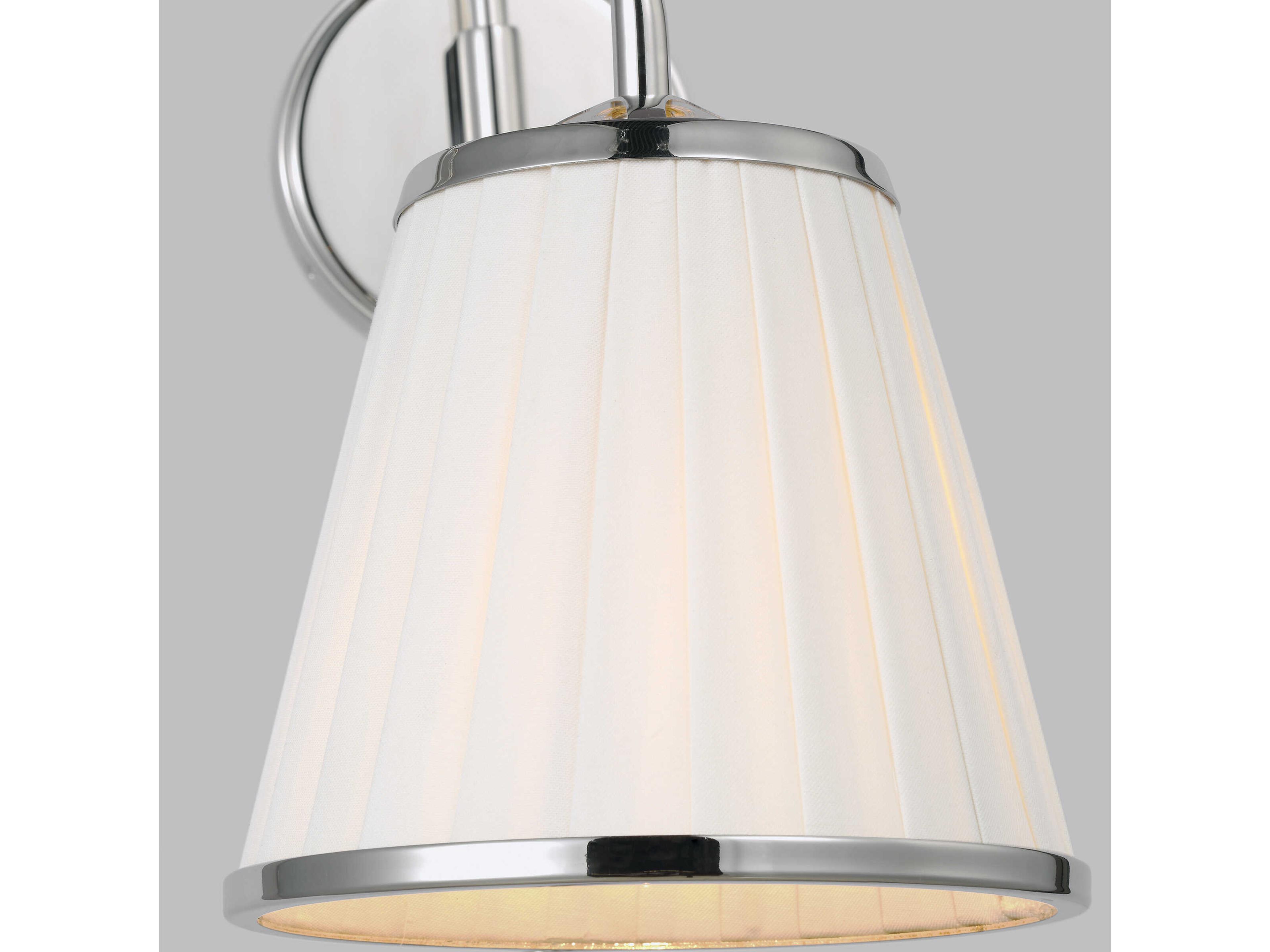 Visual Comfort Studio Esther 1-Light Polished Nickel Swing Wall Sconce