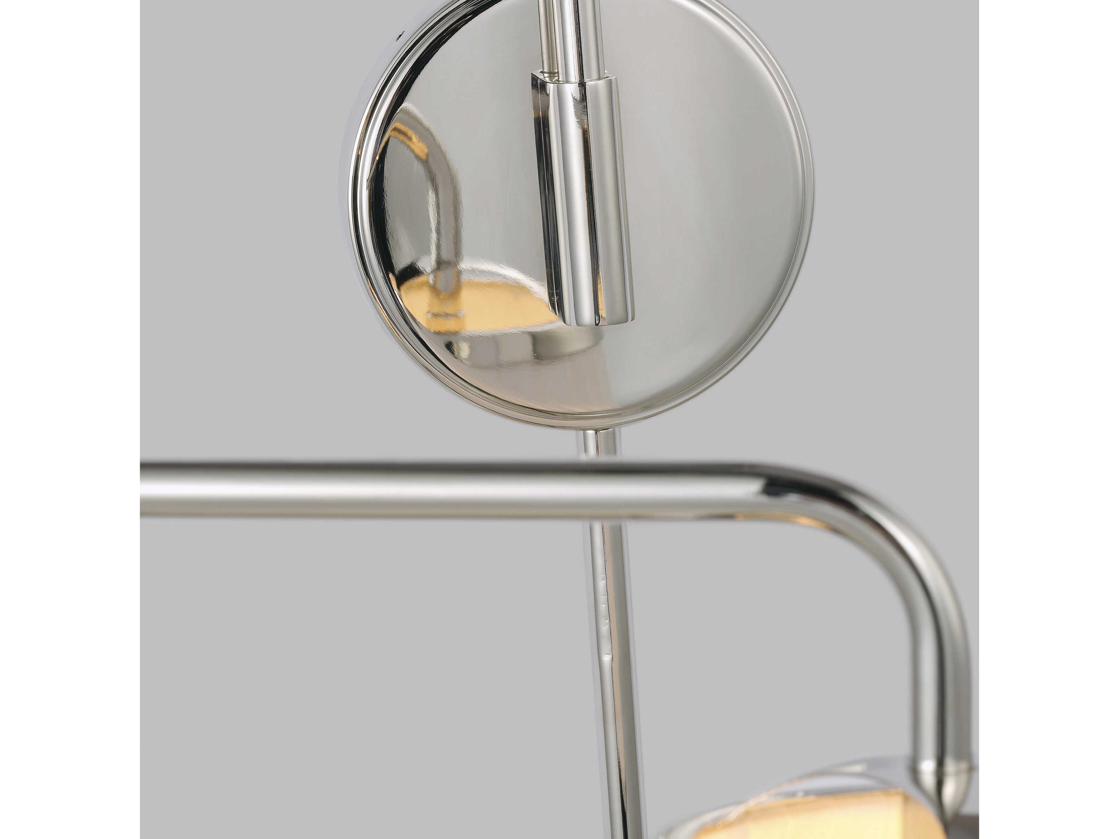 Visual Comfort Studio Esther 1-Light Polished Nickel Swing Wall Sconce