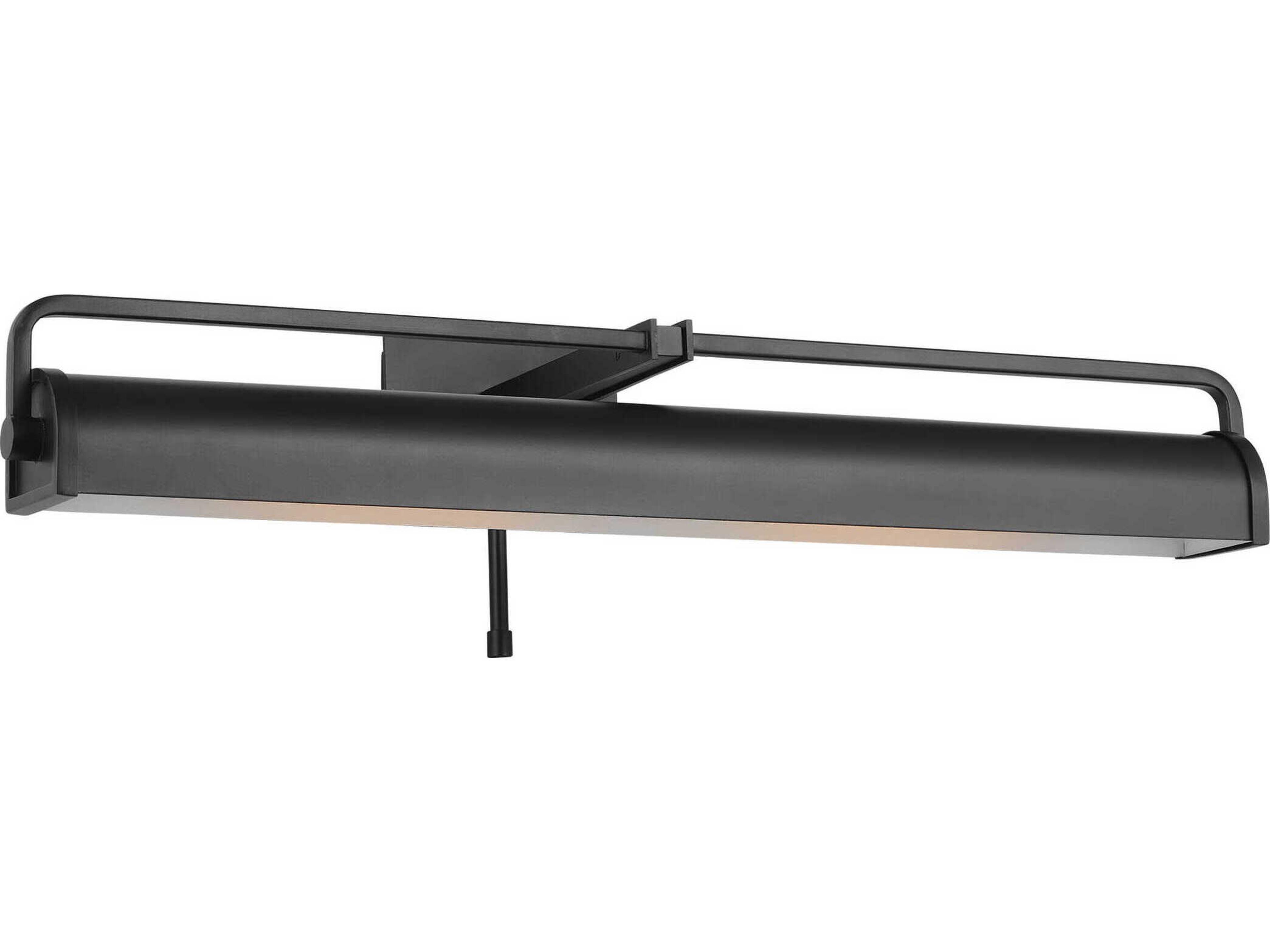 Visual Comfort Studio Leonard 2-Light Aged Iron Black Picture Light