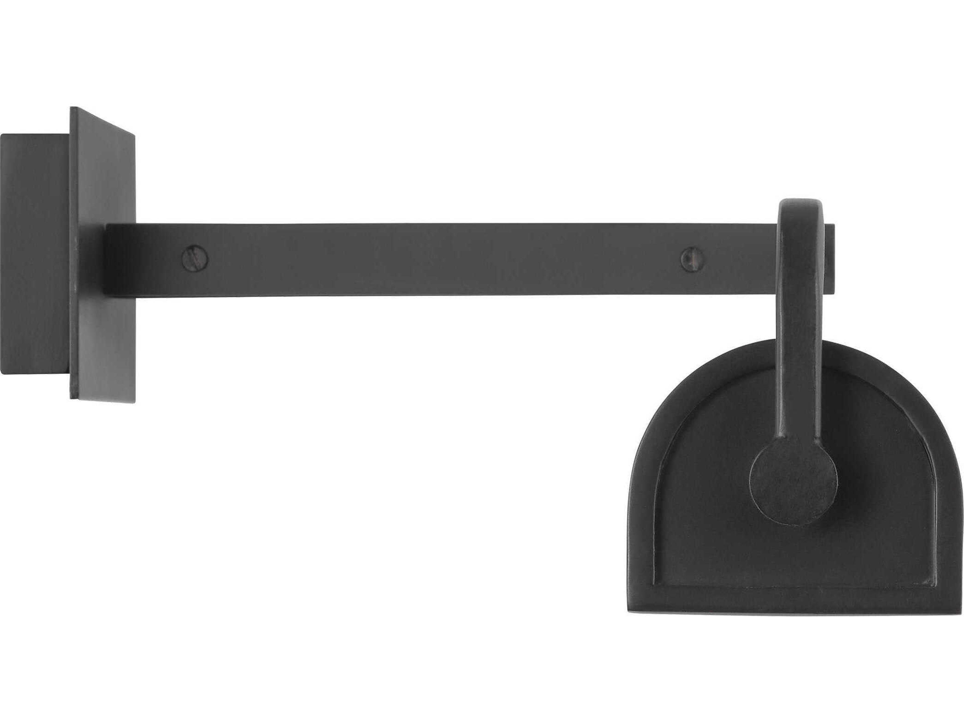 Visual Comfort Studio Leonard 2-Light Aged Iron Black Picture Light