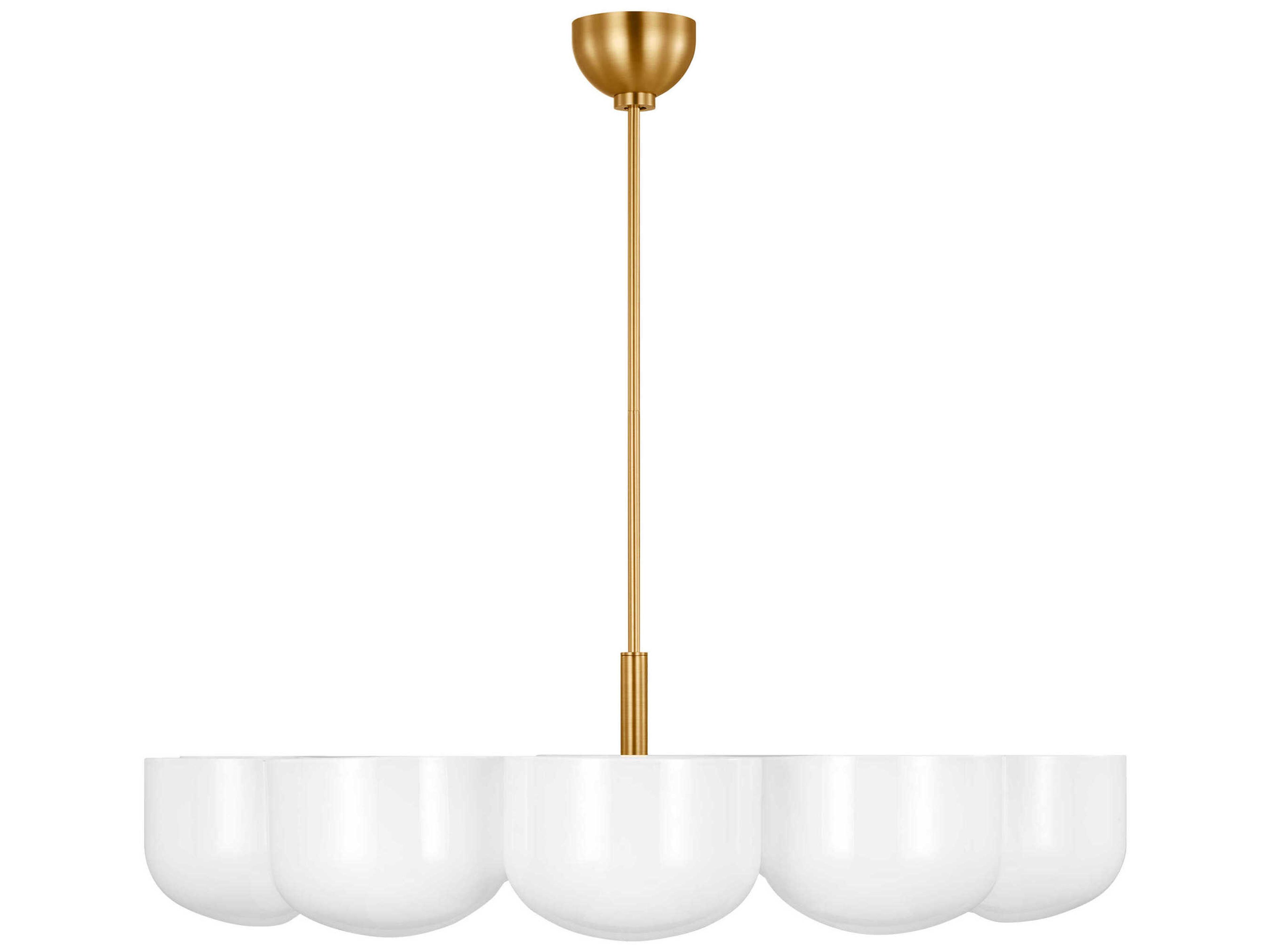 Visual Comfort Studio Cheverny 10-Light Burnished Brass Chandelier