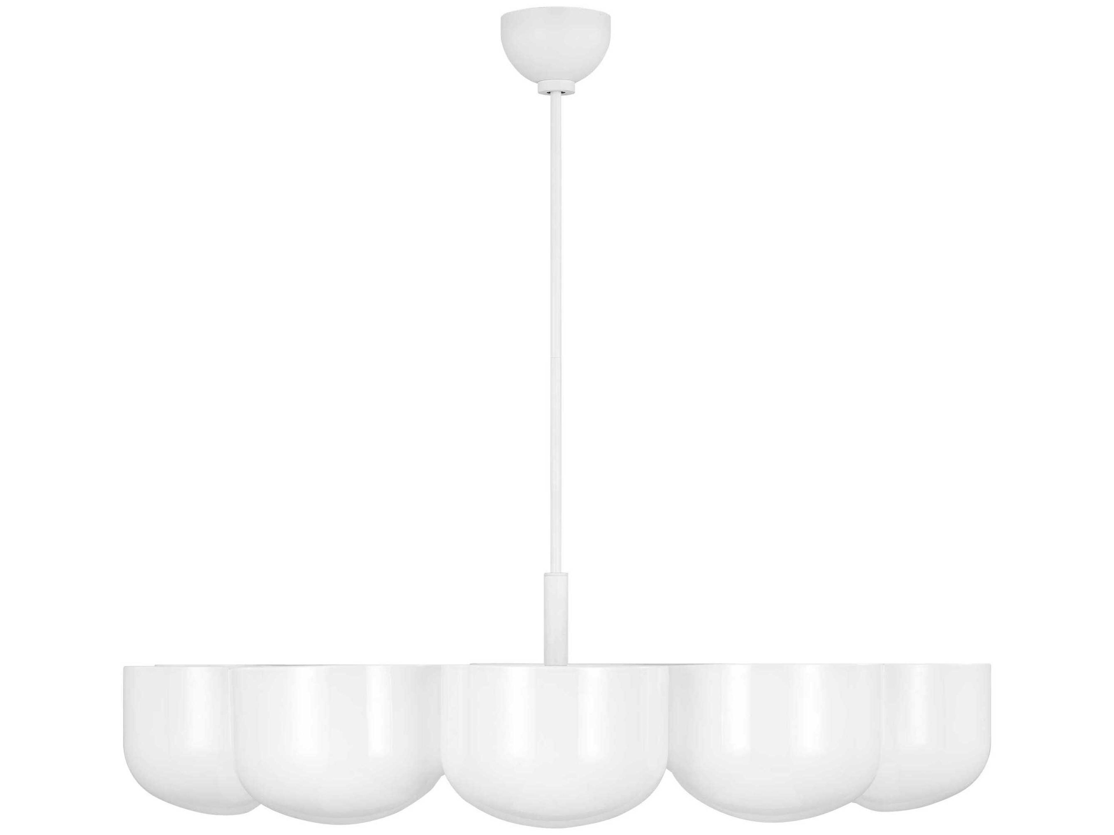 Visual Comfort Studio Cheverny 10-Light Matte White Chandelier