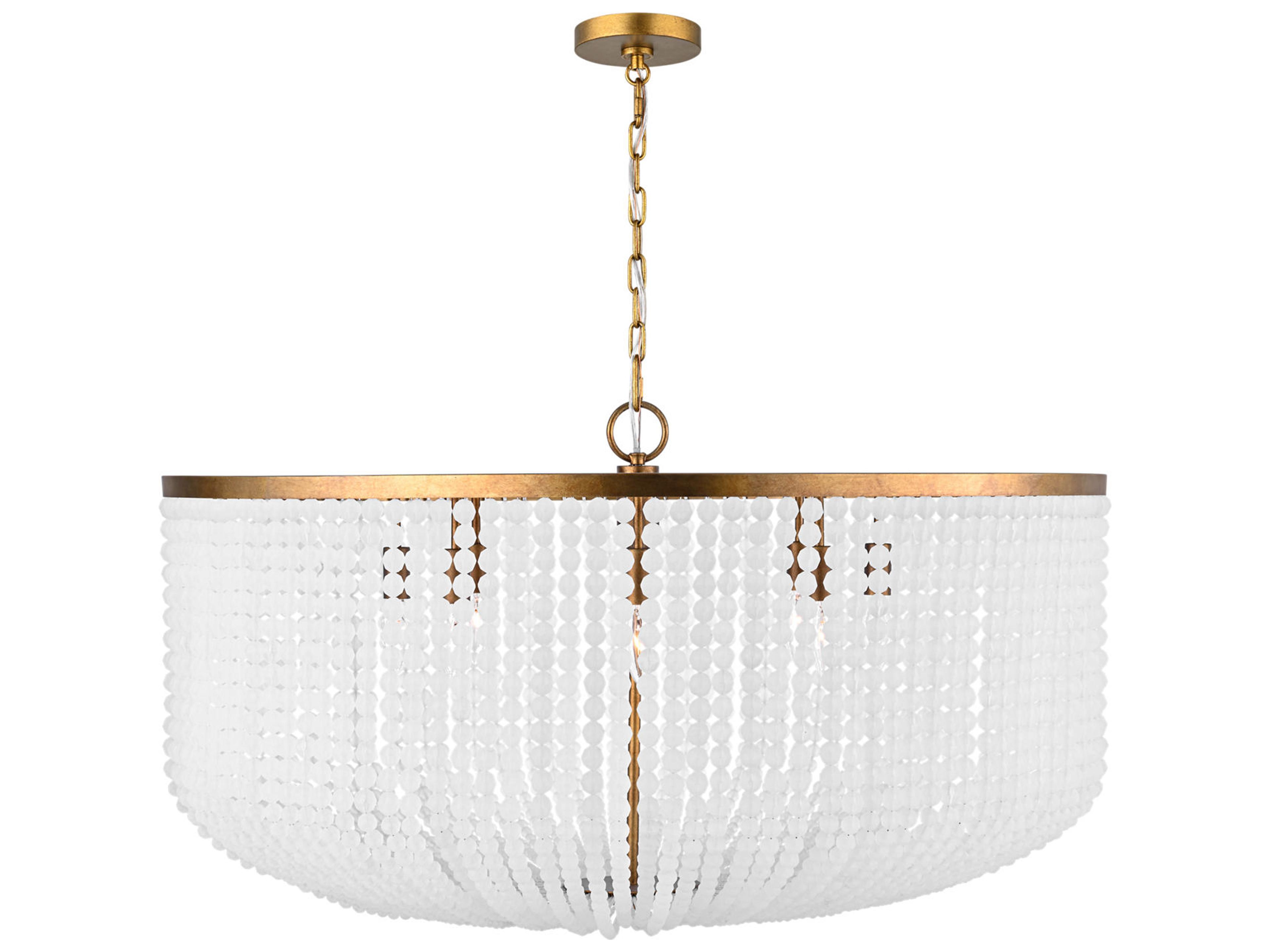 Bellecour 8-Light Vintage Gild Gold Candelabra Chandelier