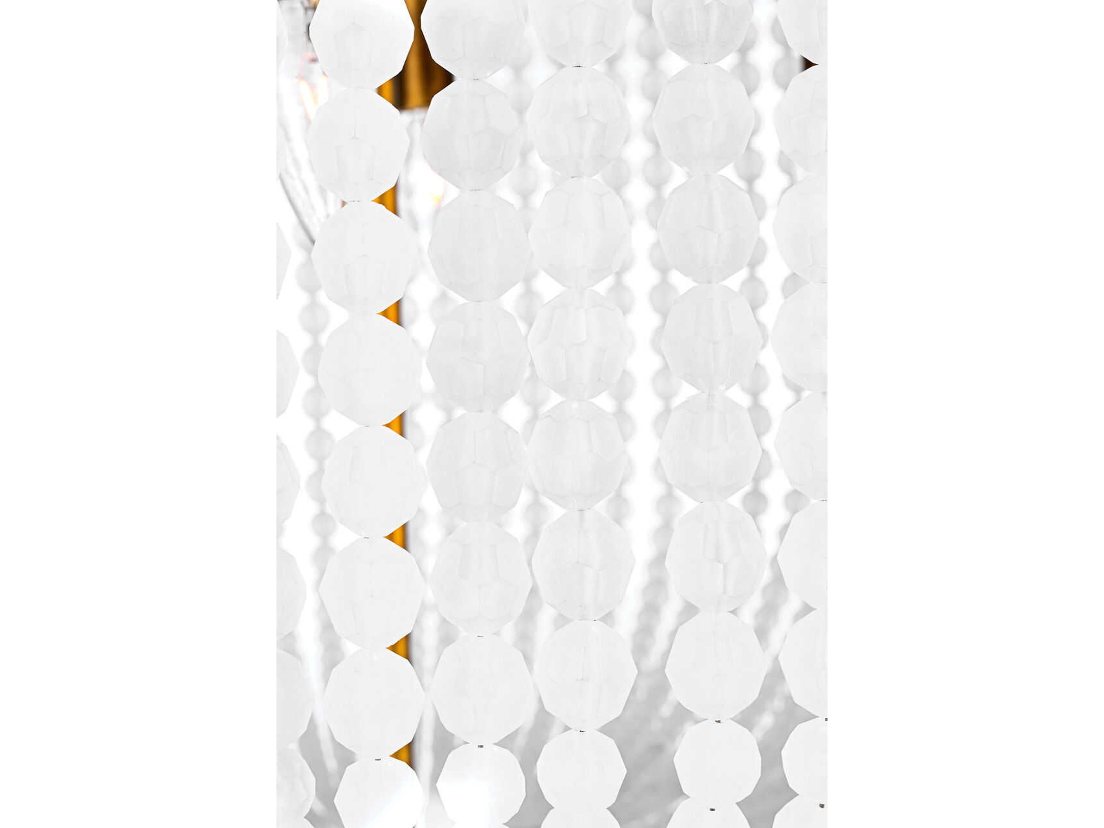 Visual Comfort Studio Bellecour 8-Light Vintage Gild Gold Candelabra Chandelier