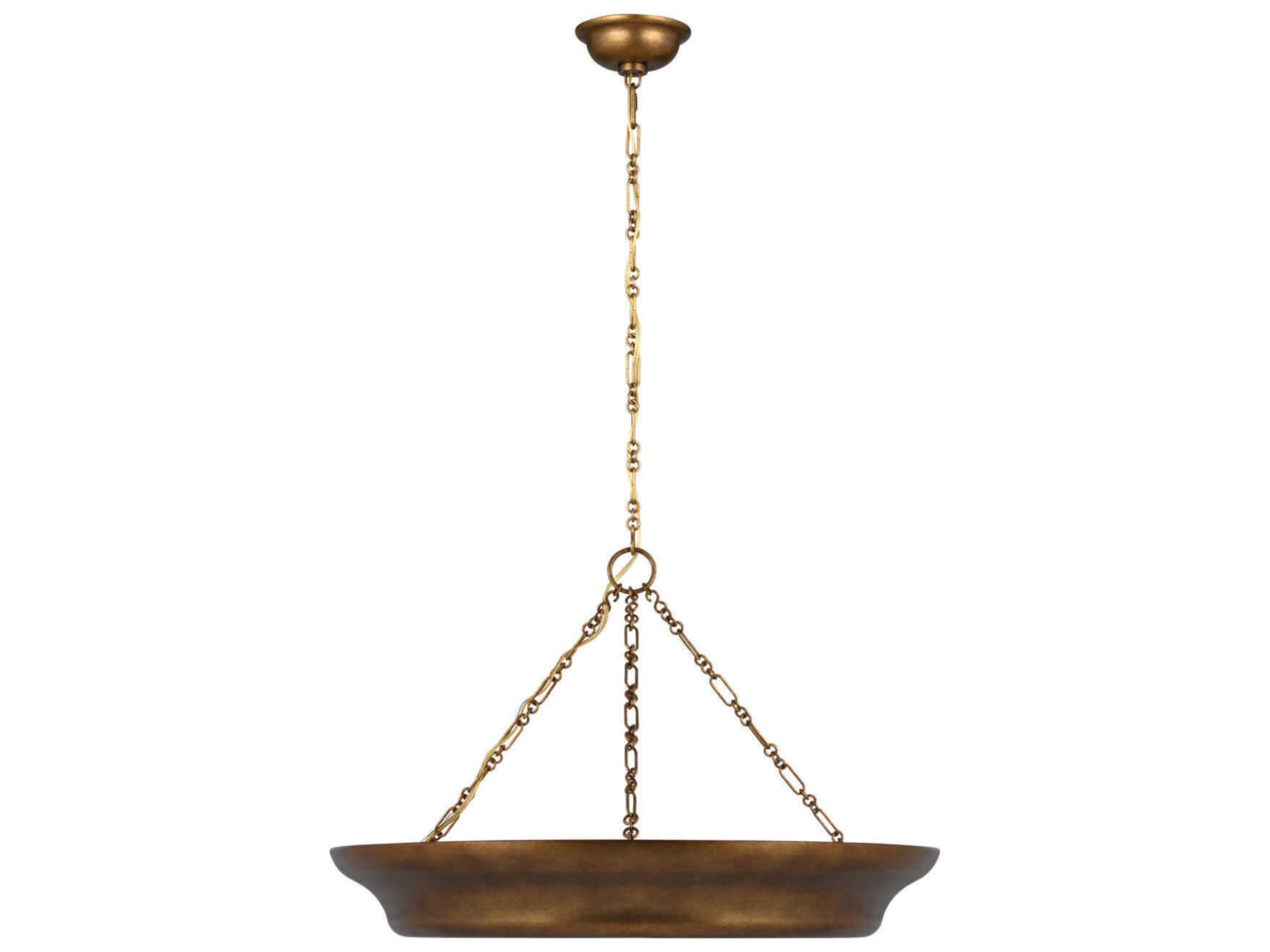 Lenoir Vintage Gild Gold Round Chandelier