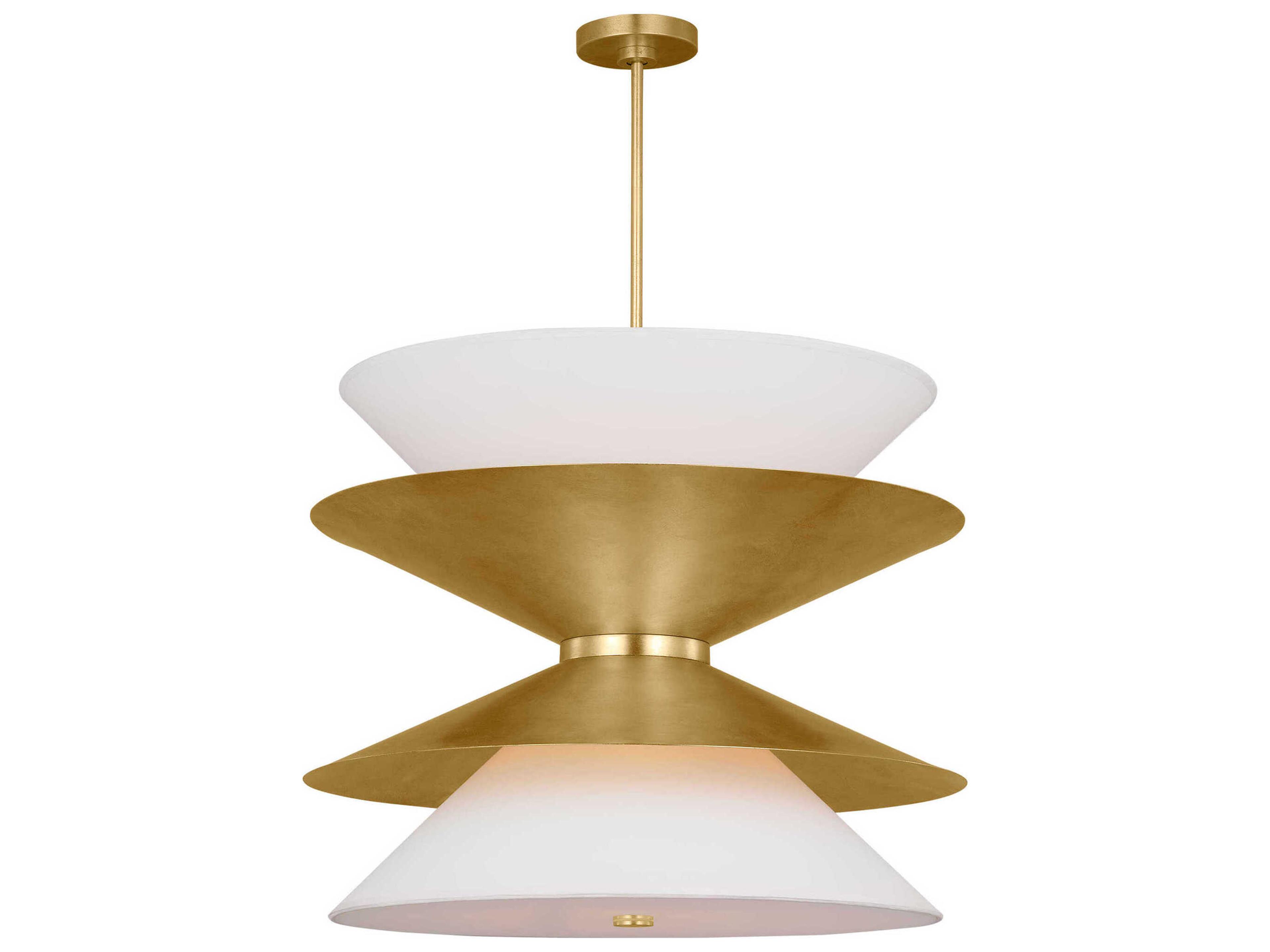 Chambord Extra Large Pendant Gild White Paper Shade
