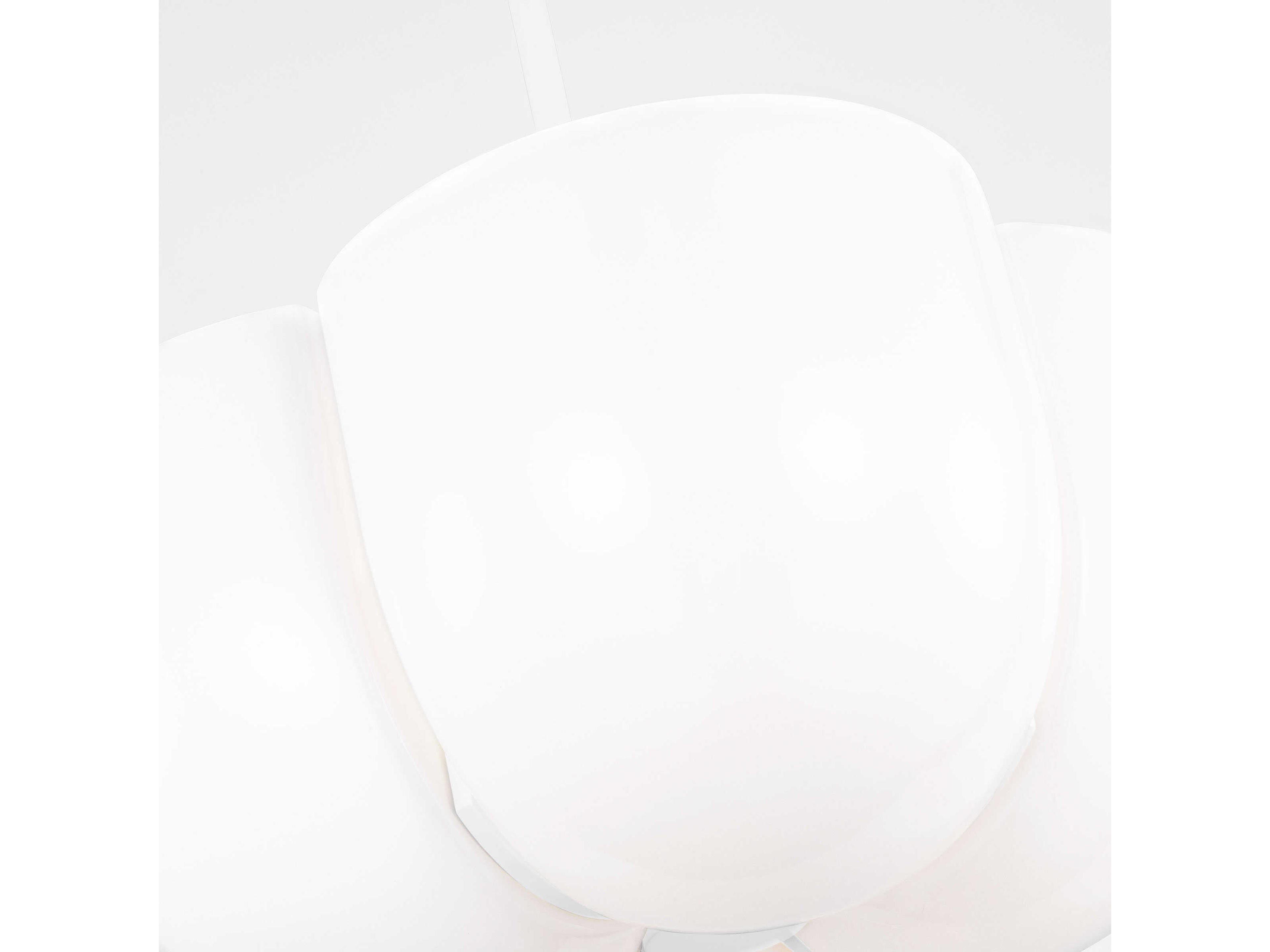 Visual Comfort Studio Cheverny 4-Light Matte White Pendant