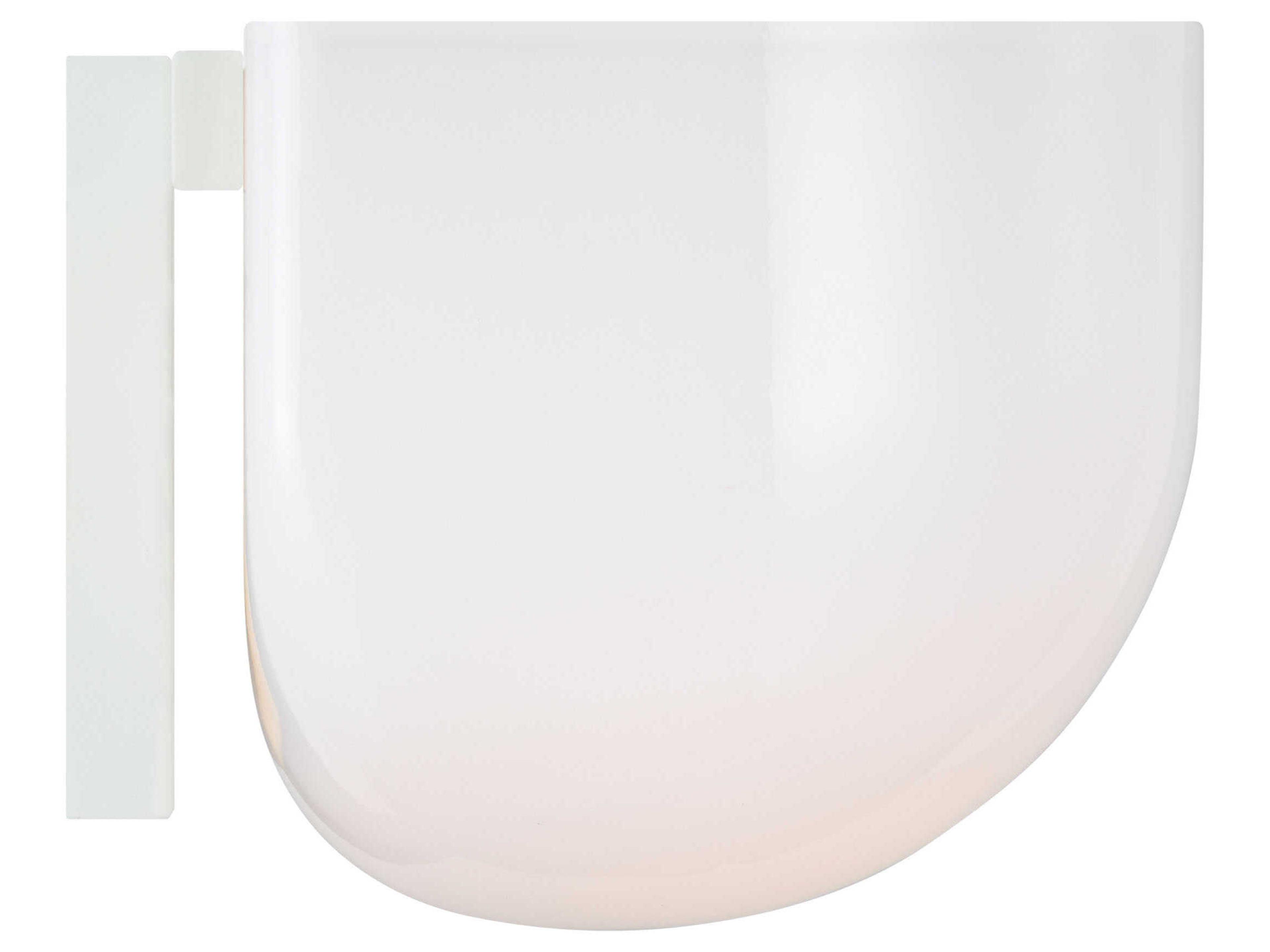 Visual Comfort Studio Cheverny 1-Light Matte White Wall Sconce