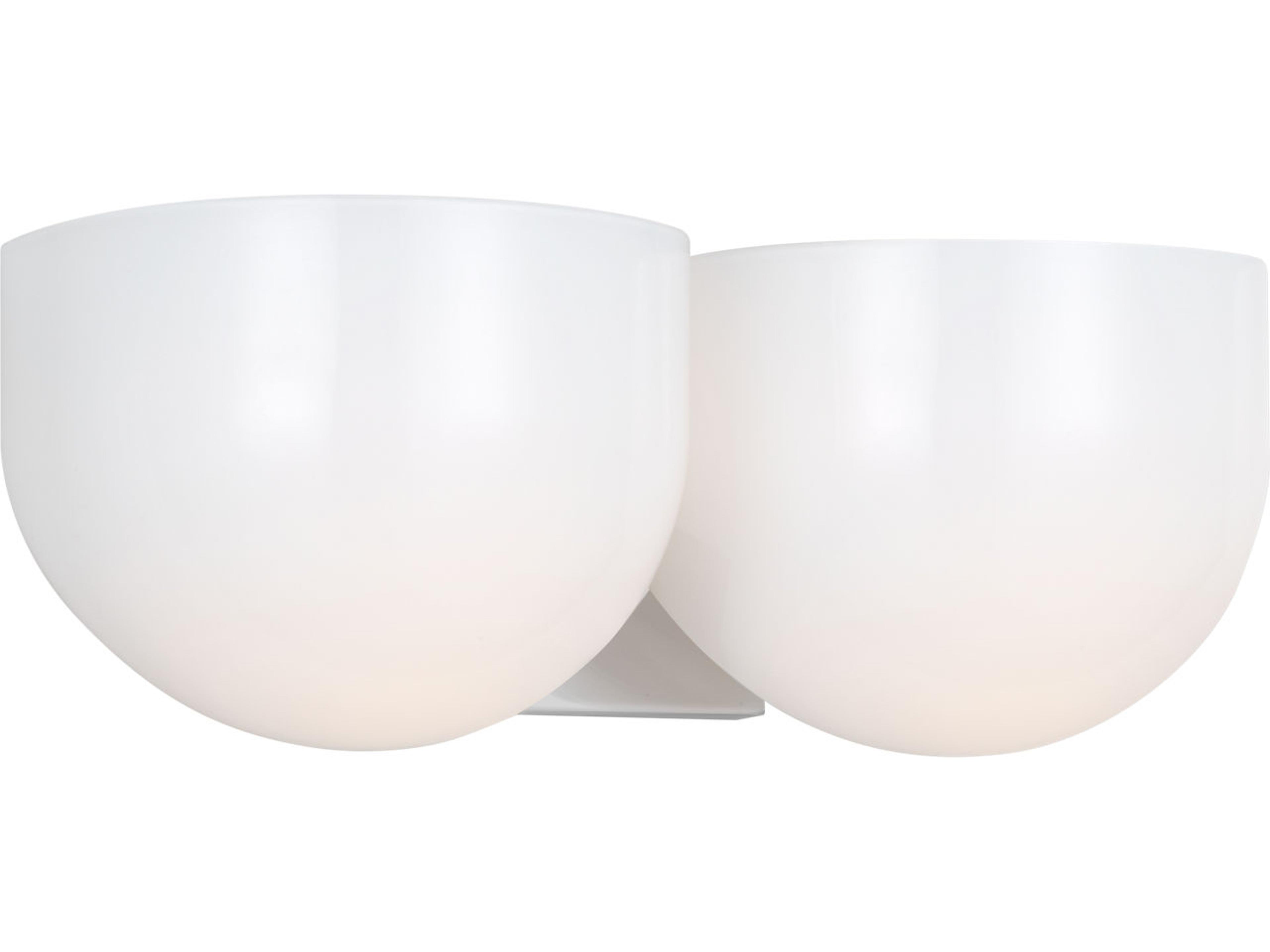 Cheverny 2-Light Polished Nickel Vanity Light