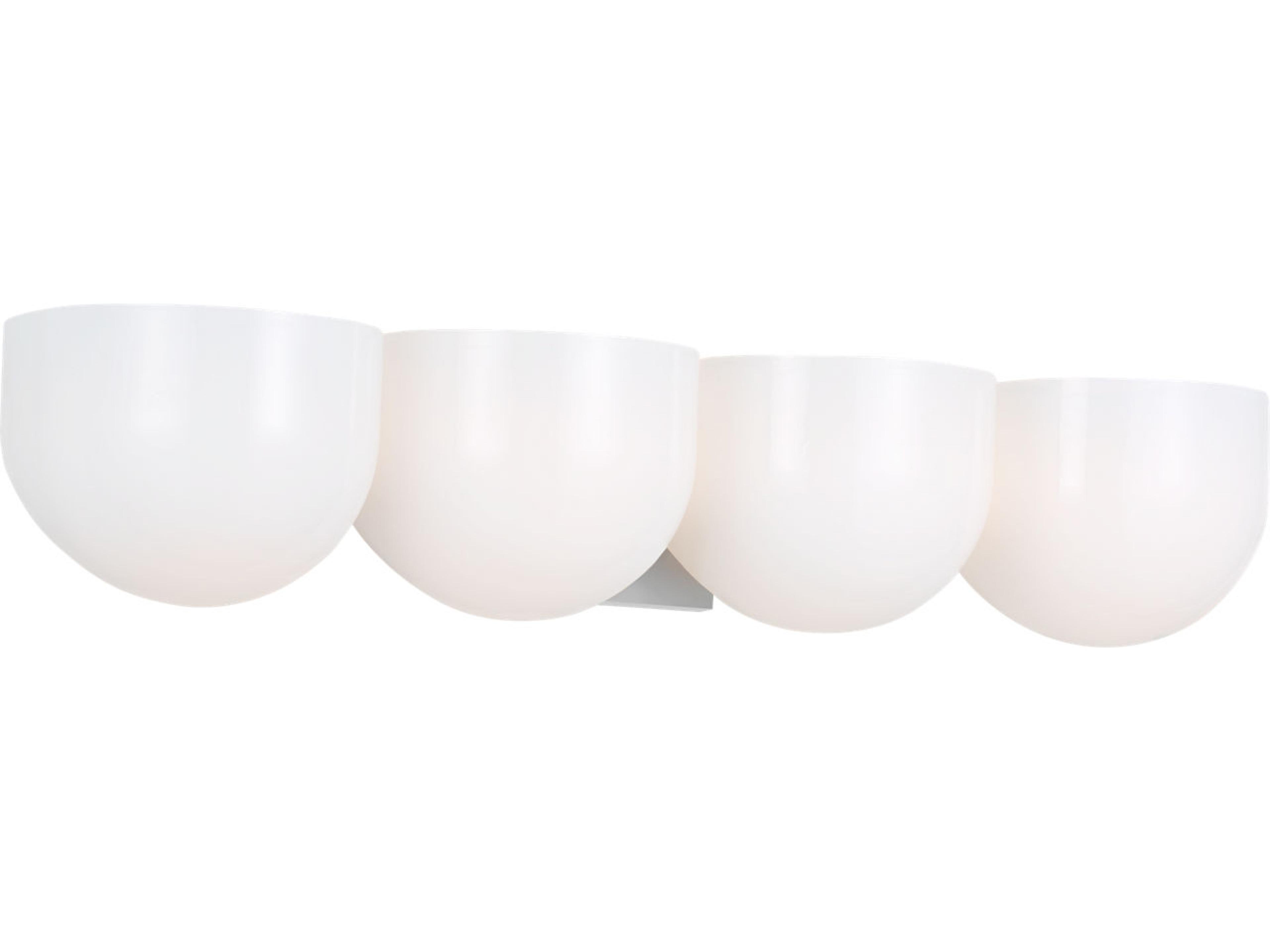 Cheverny 4-Light Polished Nickel Vanity Light