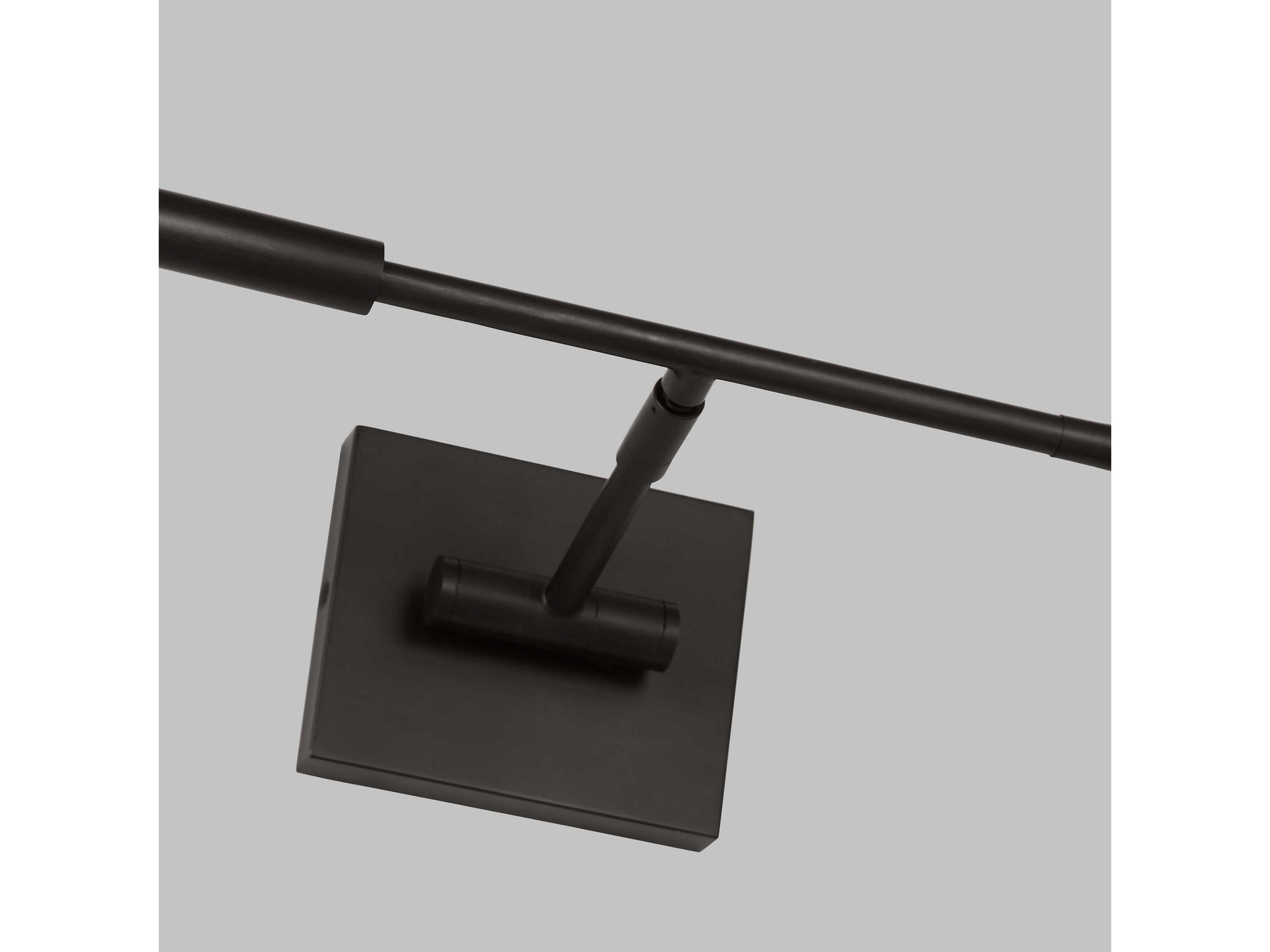 Visual Comfort Studio Chaumont 1-Light Aged Iron Black Swing Wall Sconce