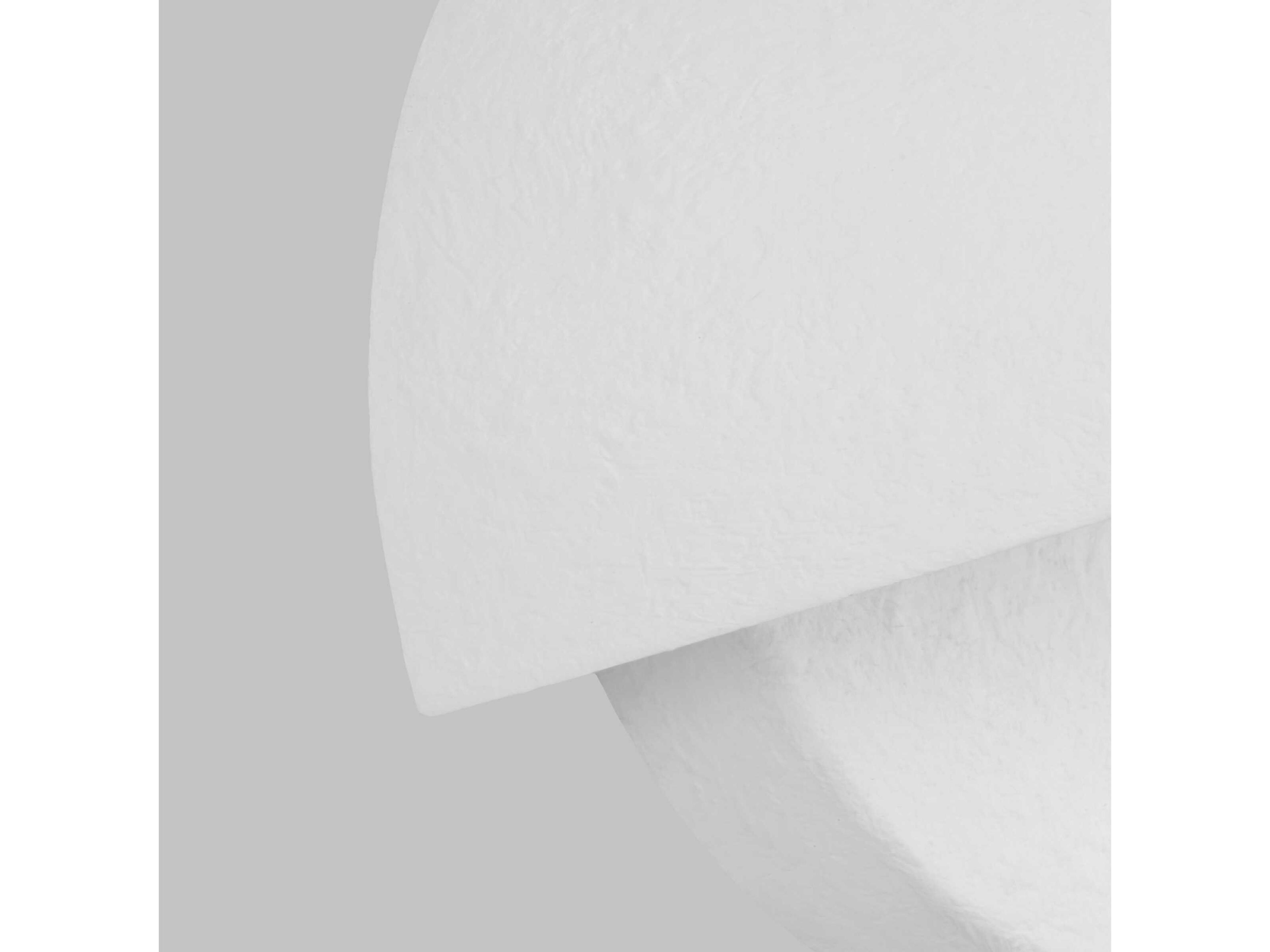 Visual Comfort Studio Beaunay 1-Light Cast Plaster White Wall Sconce