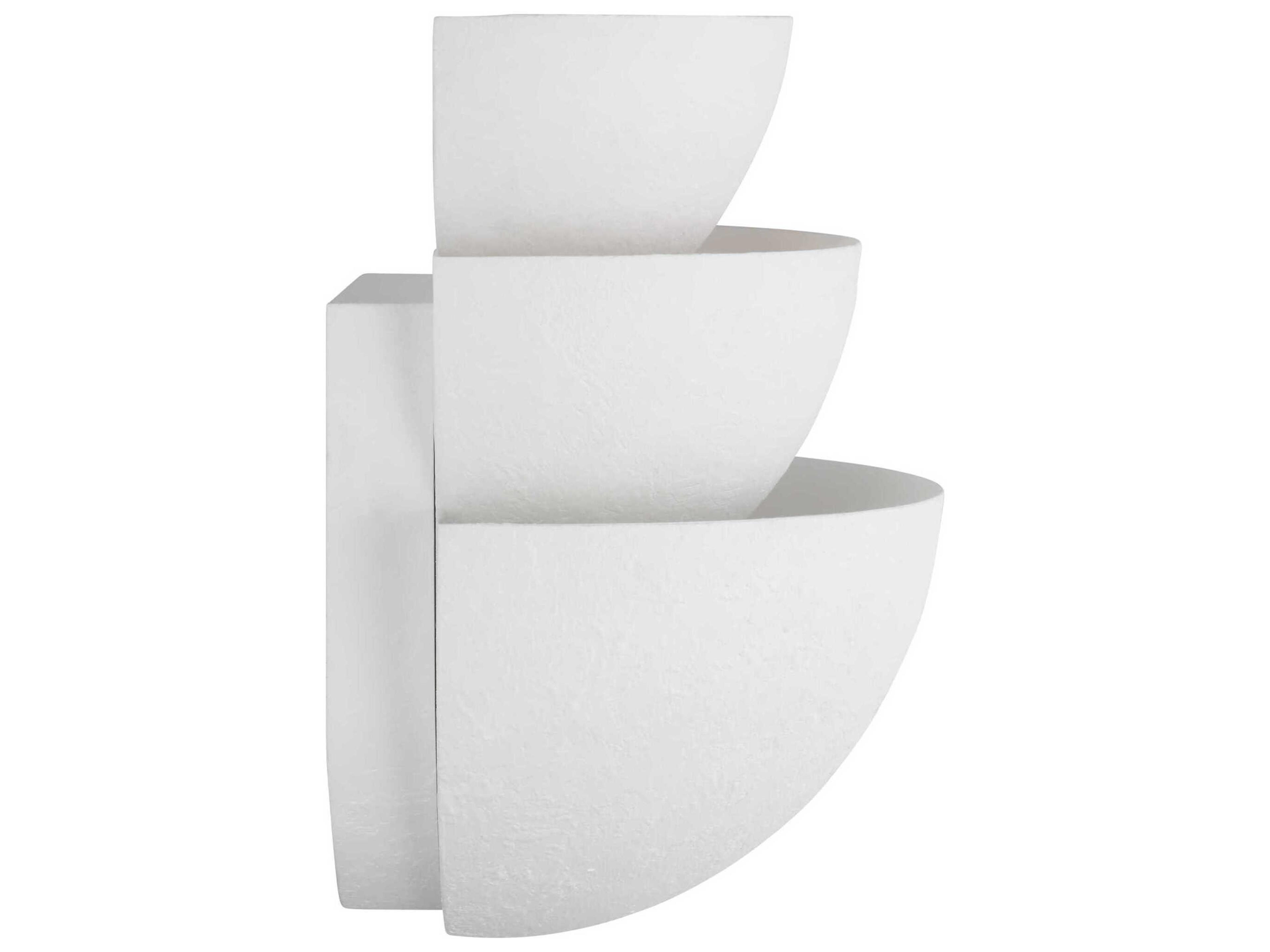 Visual Comfort Studio Beaunay 1-Light Cast Plaster White Wall Sconce