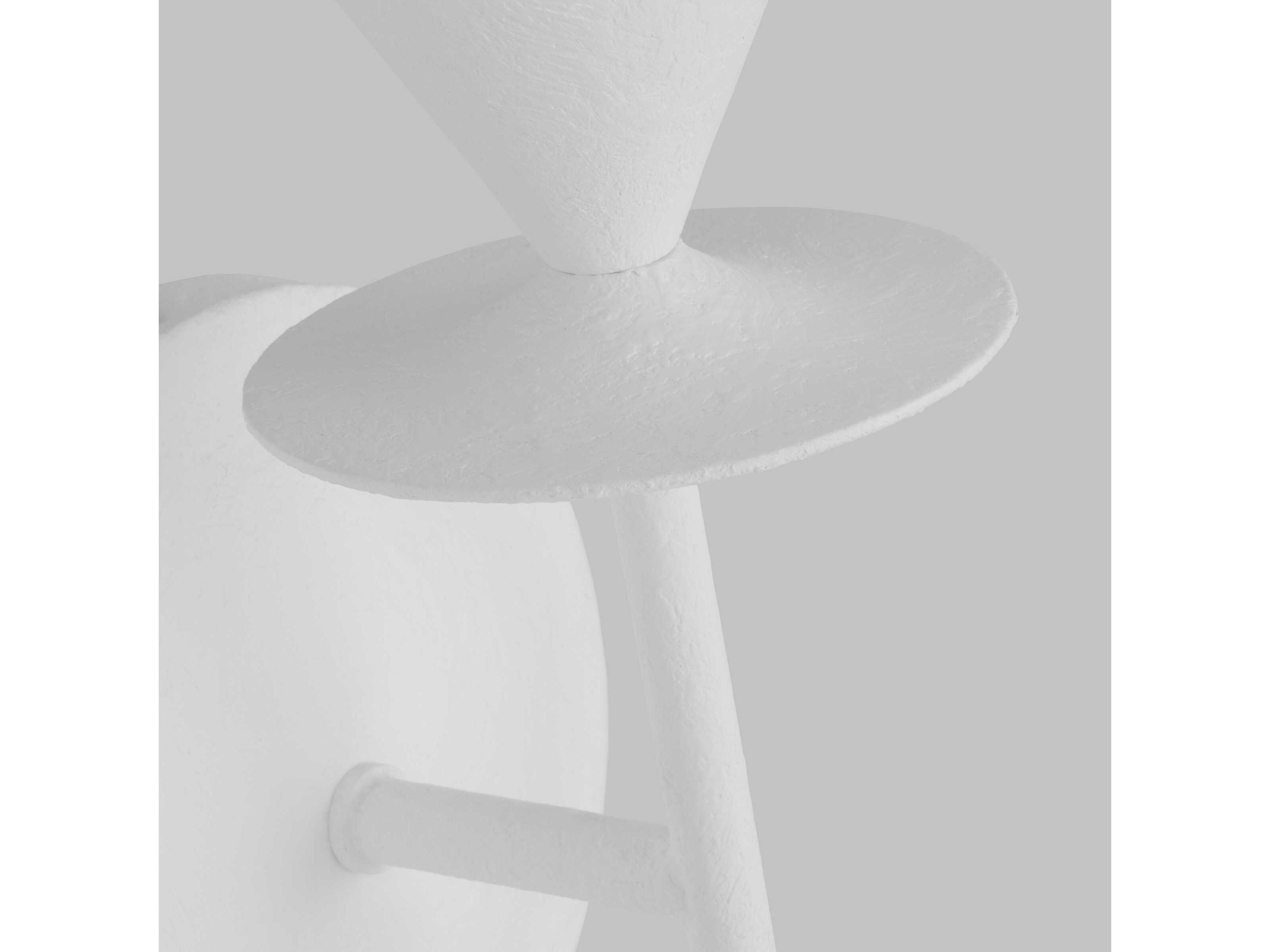 Visual Comfort Studio Cornet 1-Light Cast Plaster White Wall Sconce