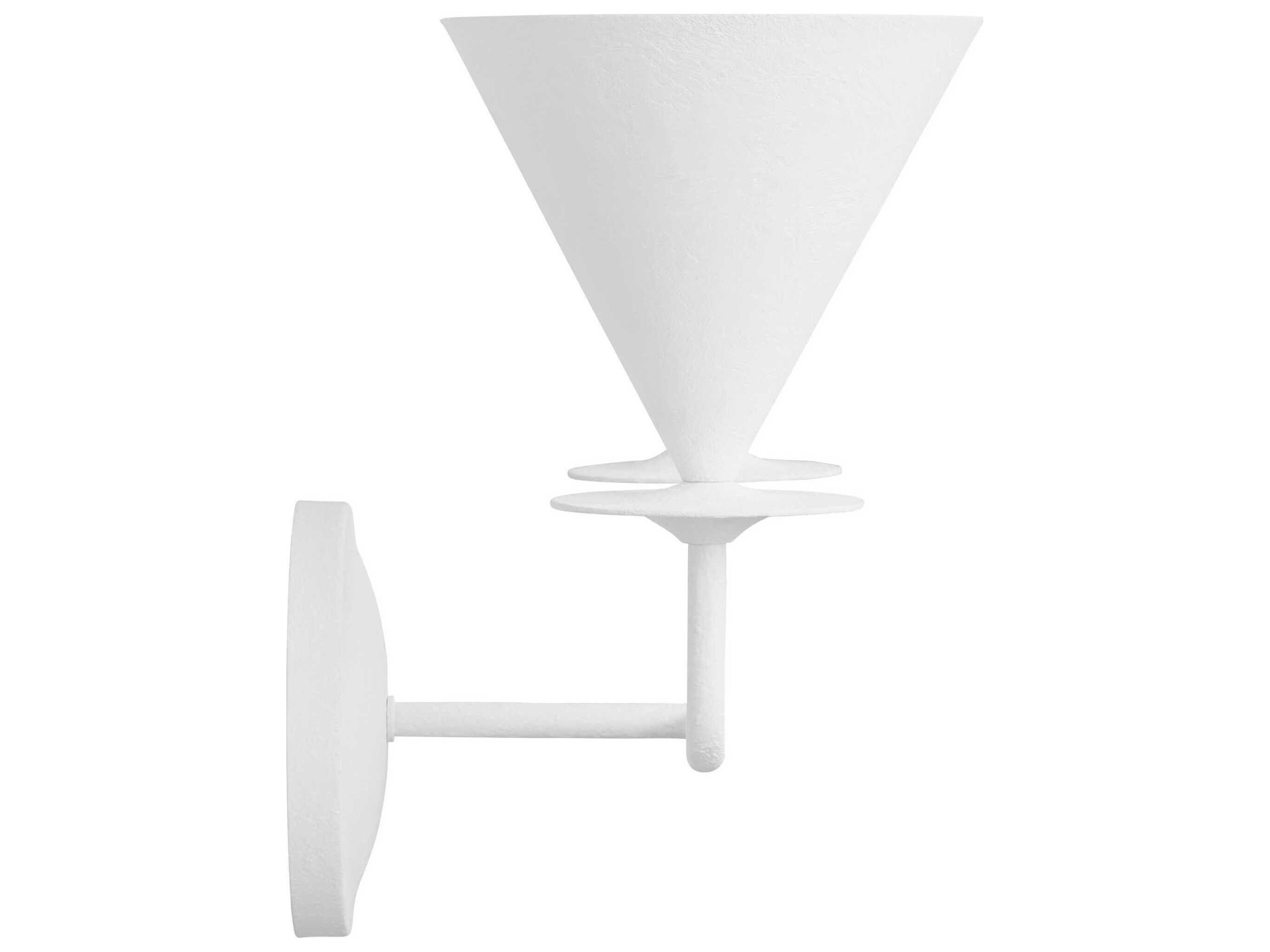 Visual Comfort Studio Cornet 2-Light Cast Plaster White Vanity Light