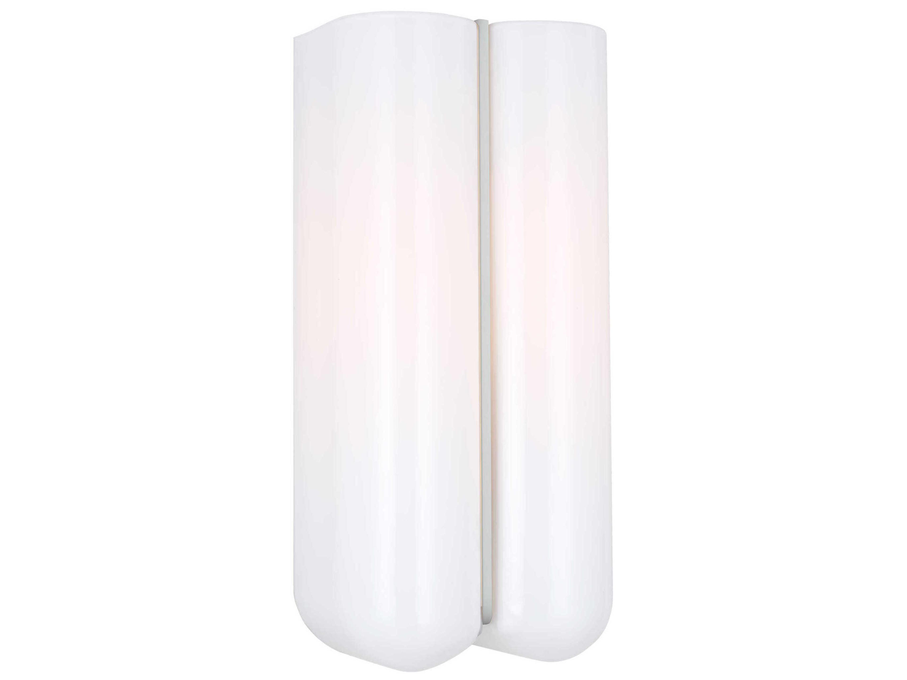 1 Light Wall Sconce Cheverny Matte White Milk Glass