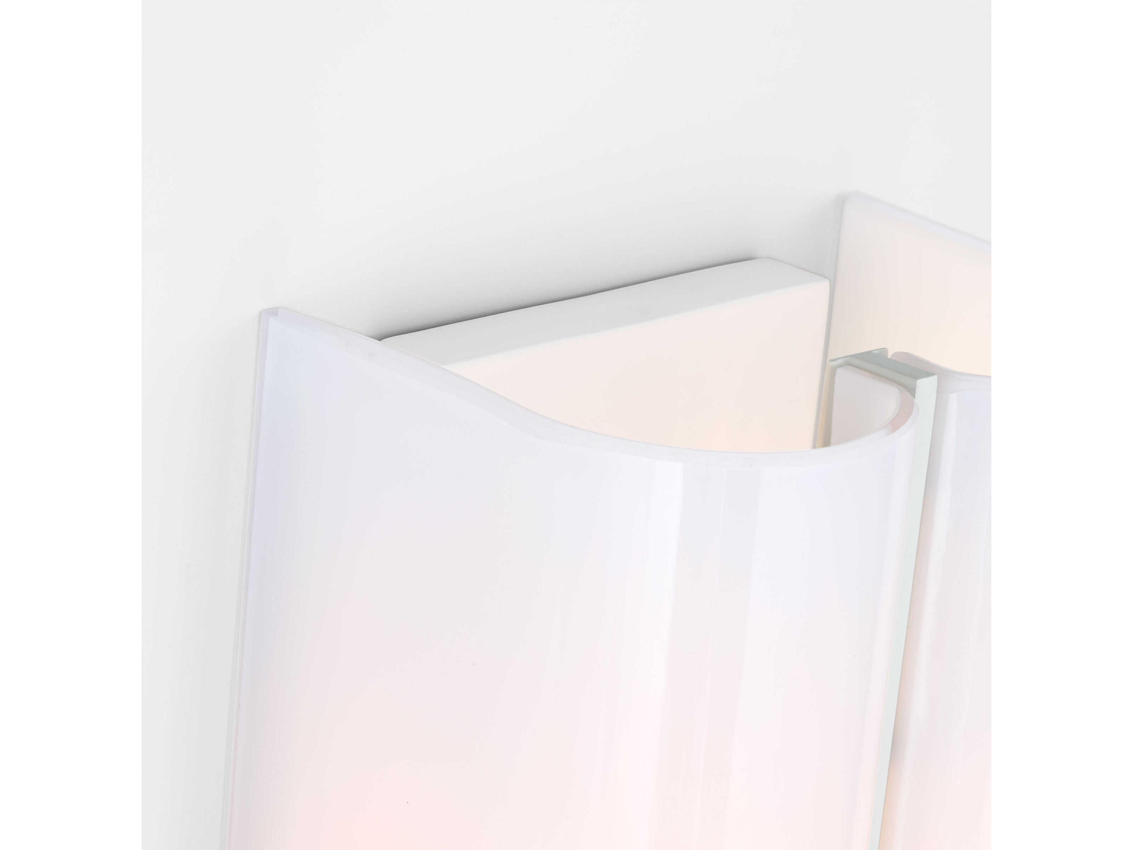 Visual Comfort Studio Cheverny 1-Light Matte White Wall Sconce