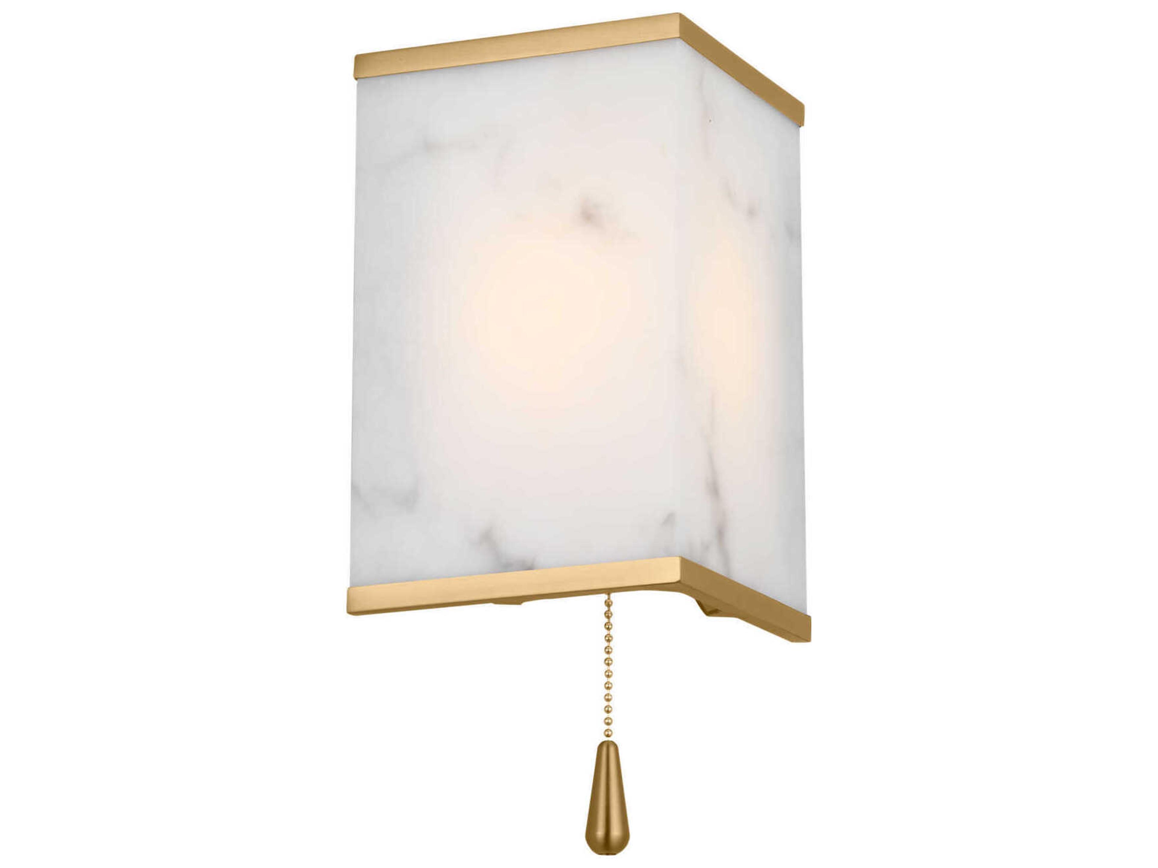 Cleor Burnished Brass Wall Sconce