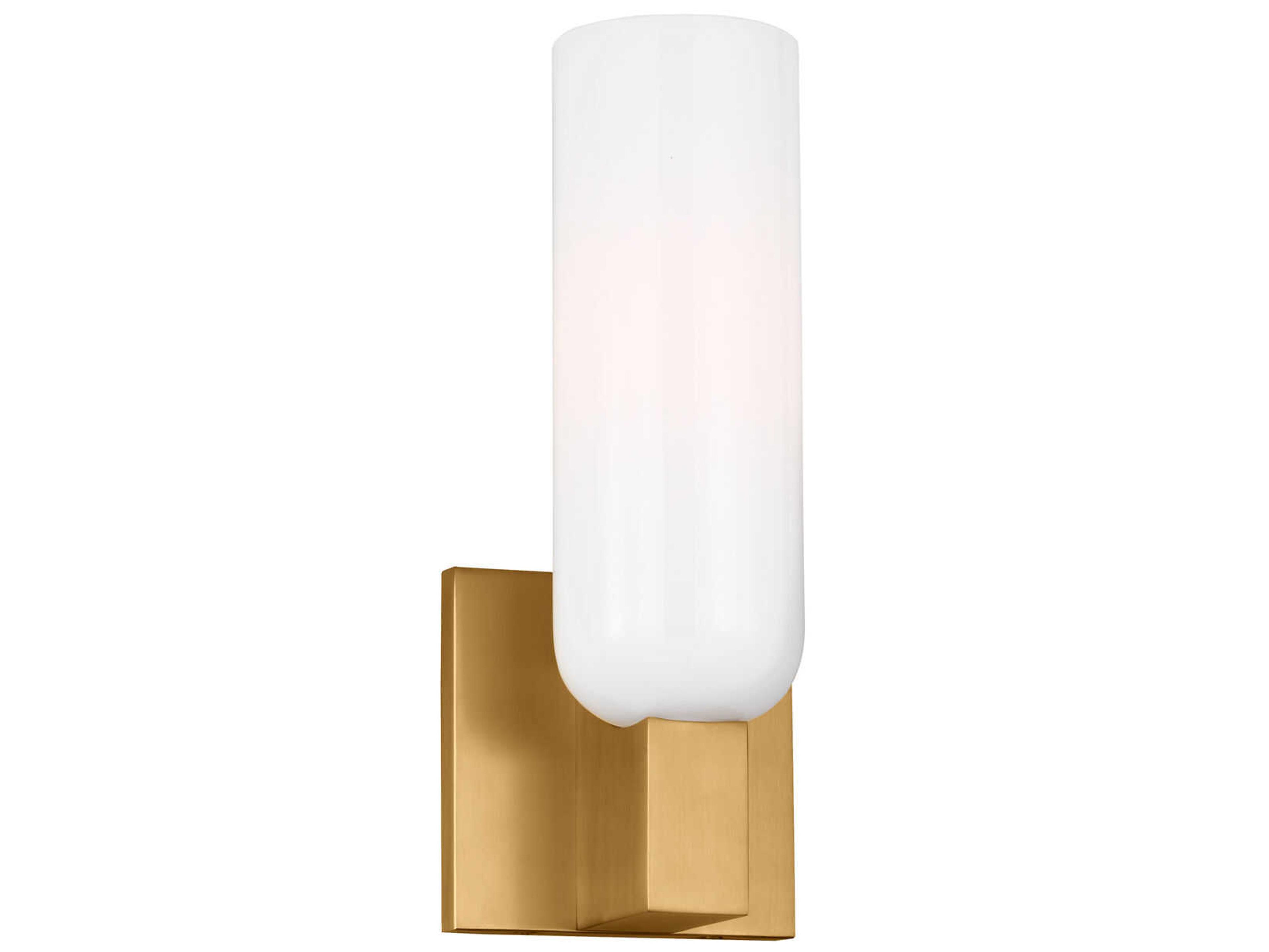 Maroux 1-Light Burnished Brass Wall Sconce