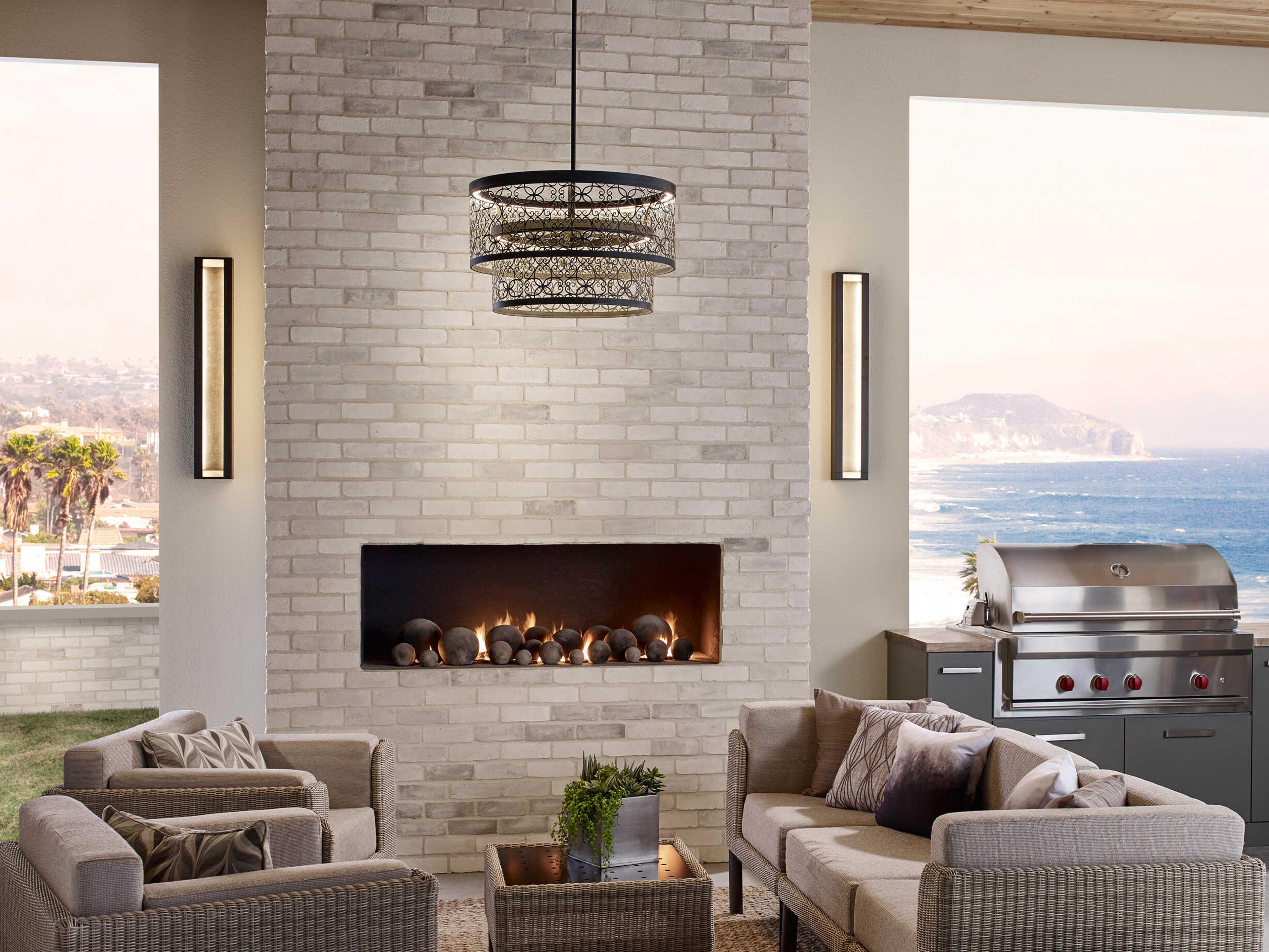 Visual Comfort Studio Mattix 1 - Light Outdoor Wall Light