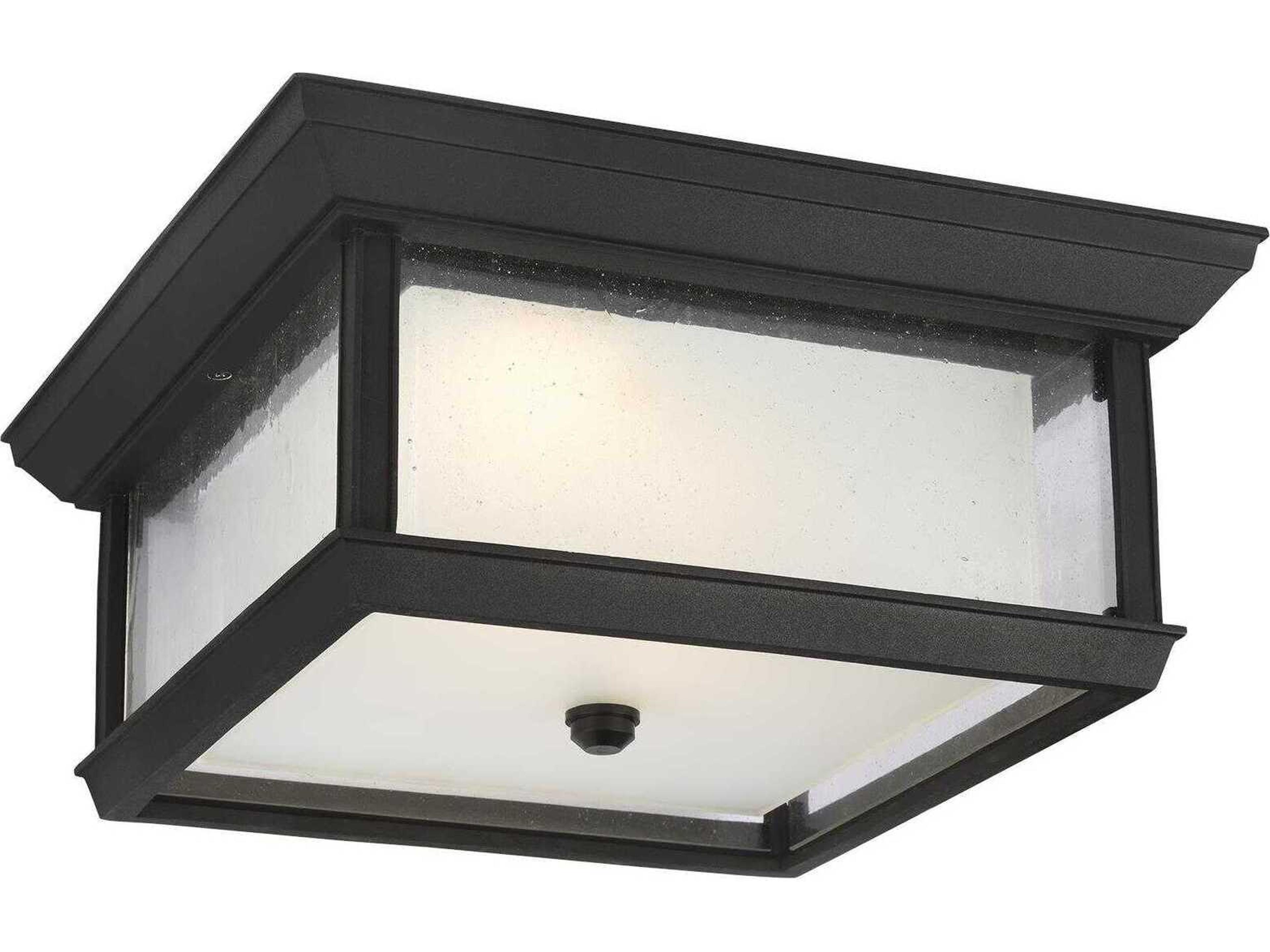 McHenry LED Outdoor Flush Mount Textured Black