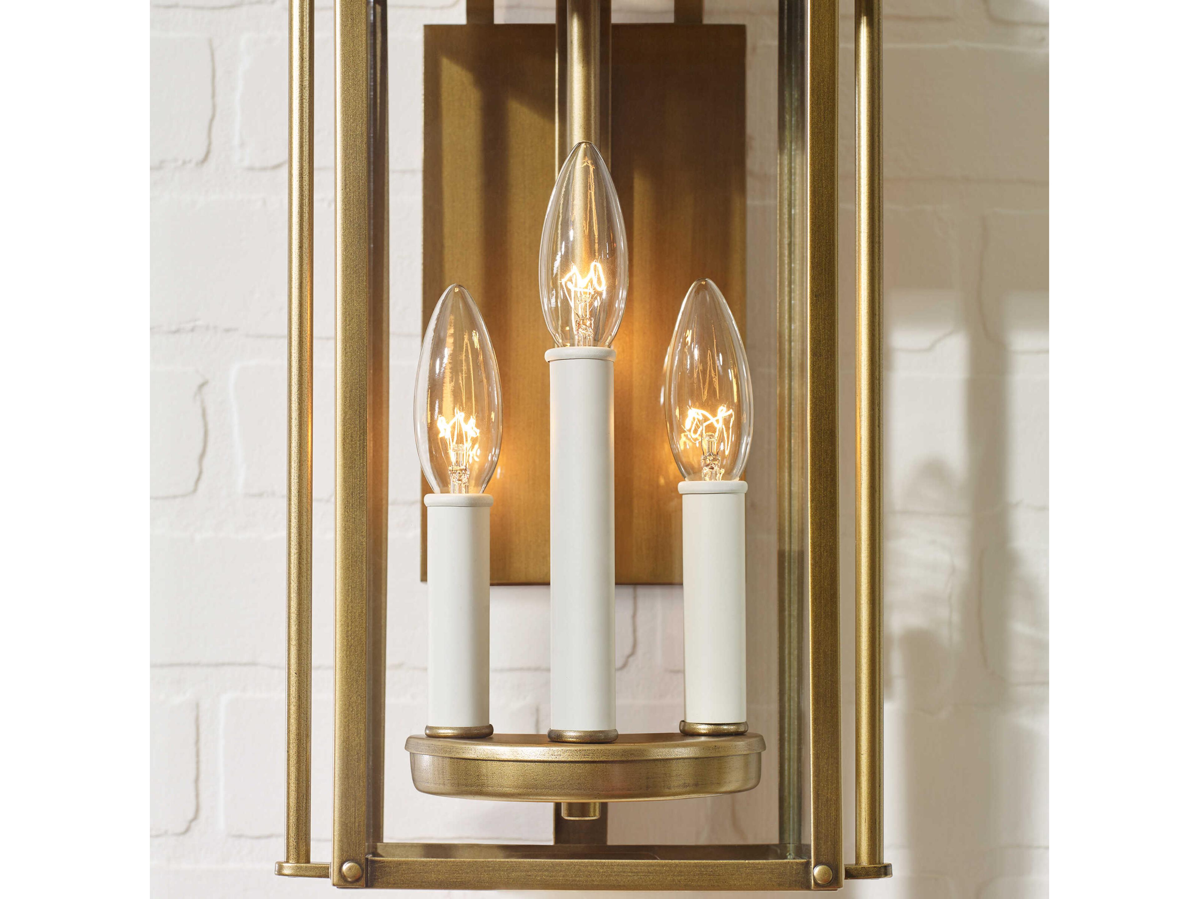 Visual Comfort Studio Wellsworth 3 - Light Outdoor Wall Light