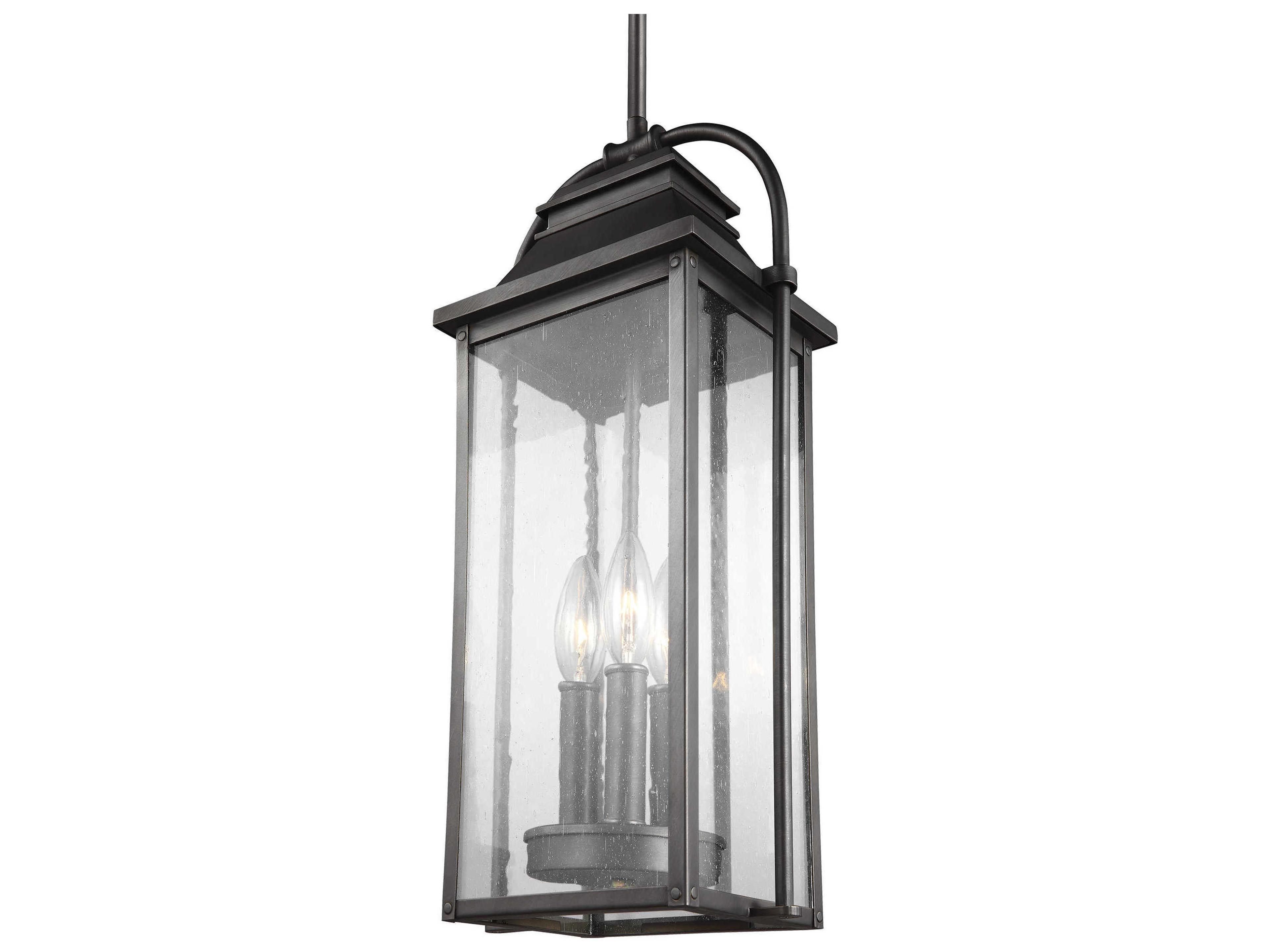 Visual Comfort Studio Wellsworth 3 - Light Outdoor Hanging Light