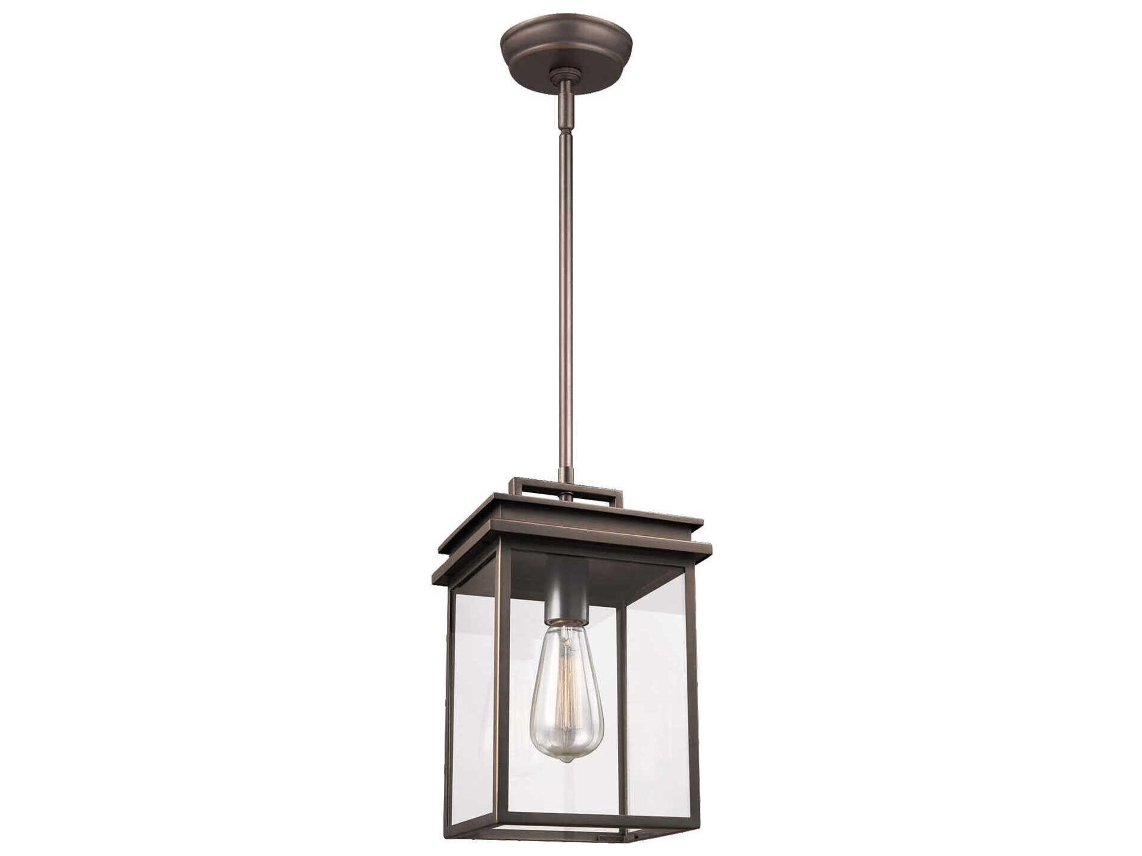 1-Light Outdoor Pendant Glenview Antique Bronze