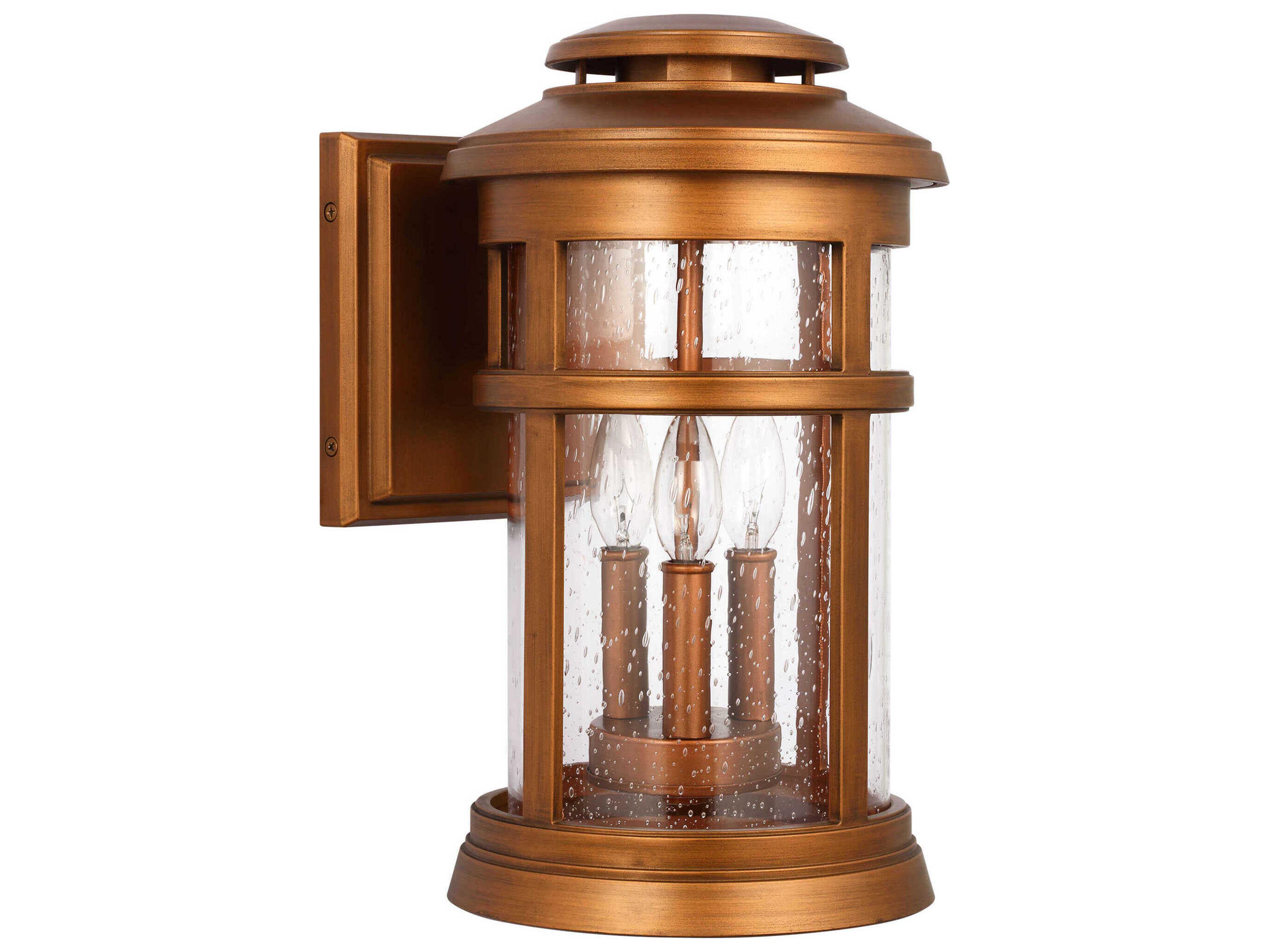 Visual Comfort Studio Newport 3-Light Outdoor Wall Light