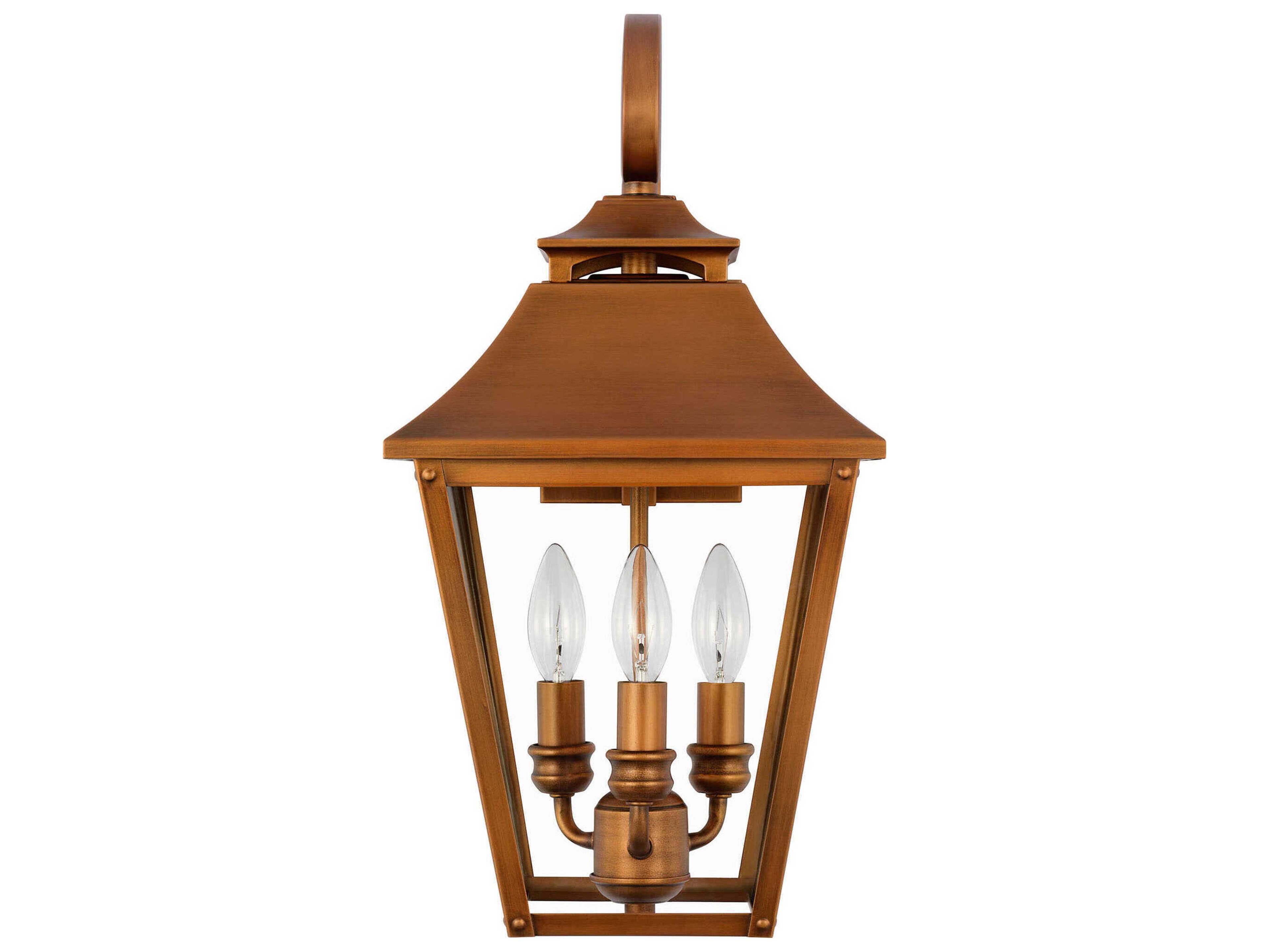 Visual Comfort Studio Galena 3-Light Outdoor Wall Light
