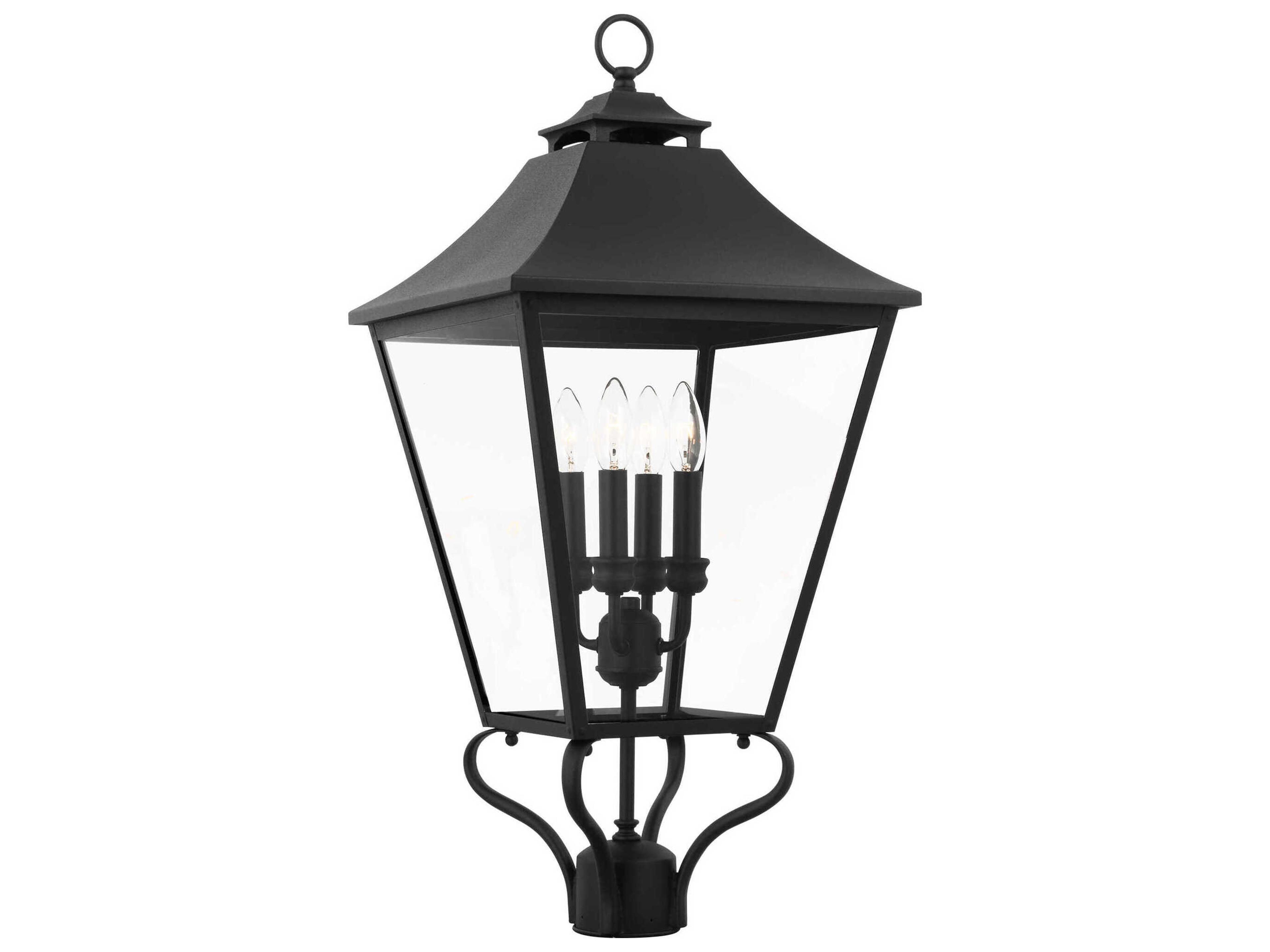 Visual Comfort Studio Galena 4-Light Outdoor Post Light