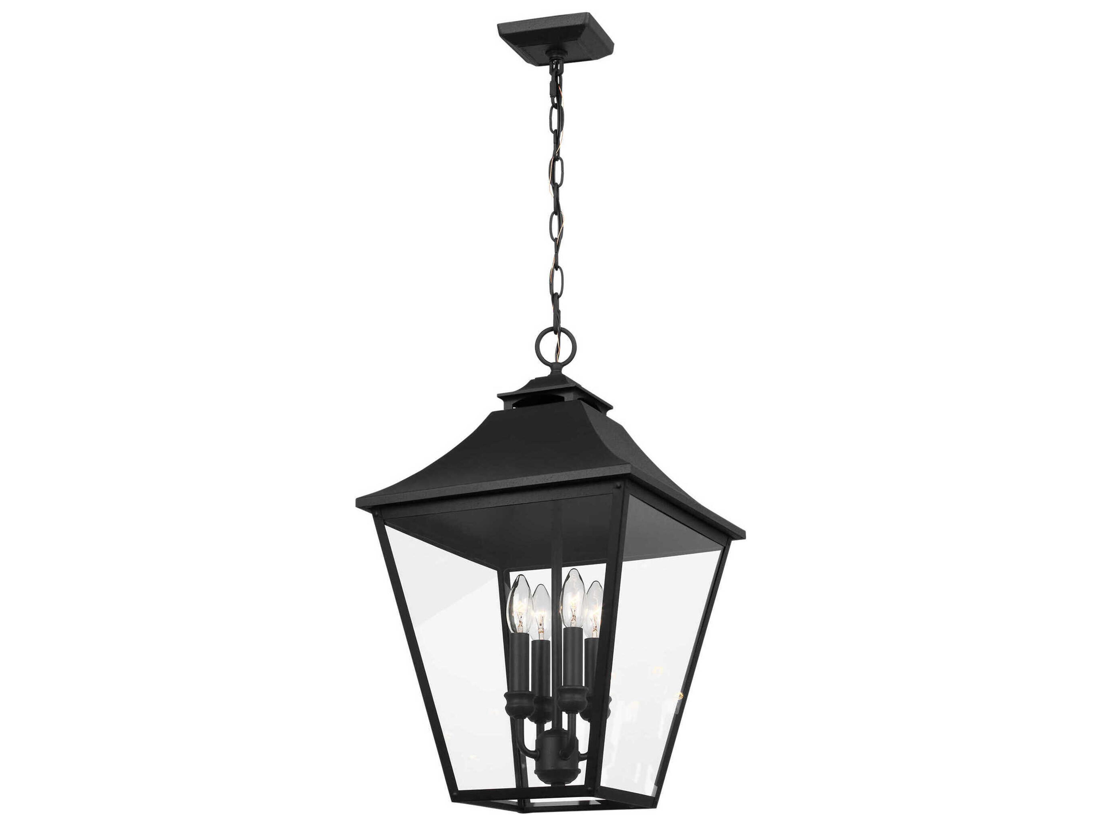Visual Comfort Studio Galena 4-Light Outdoor Hanging Light