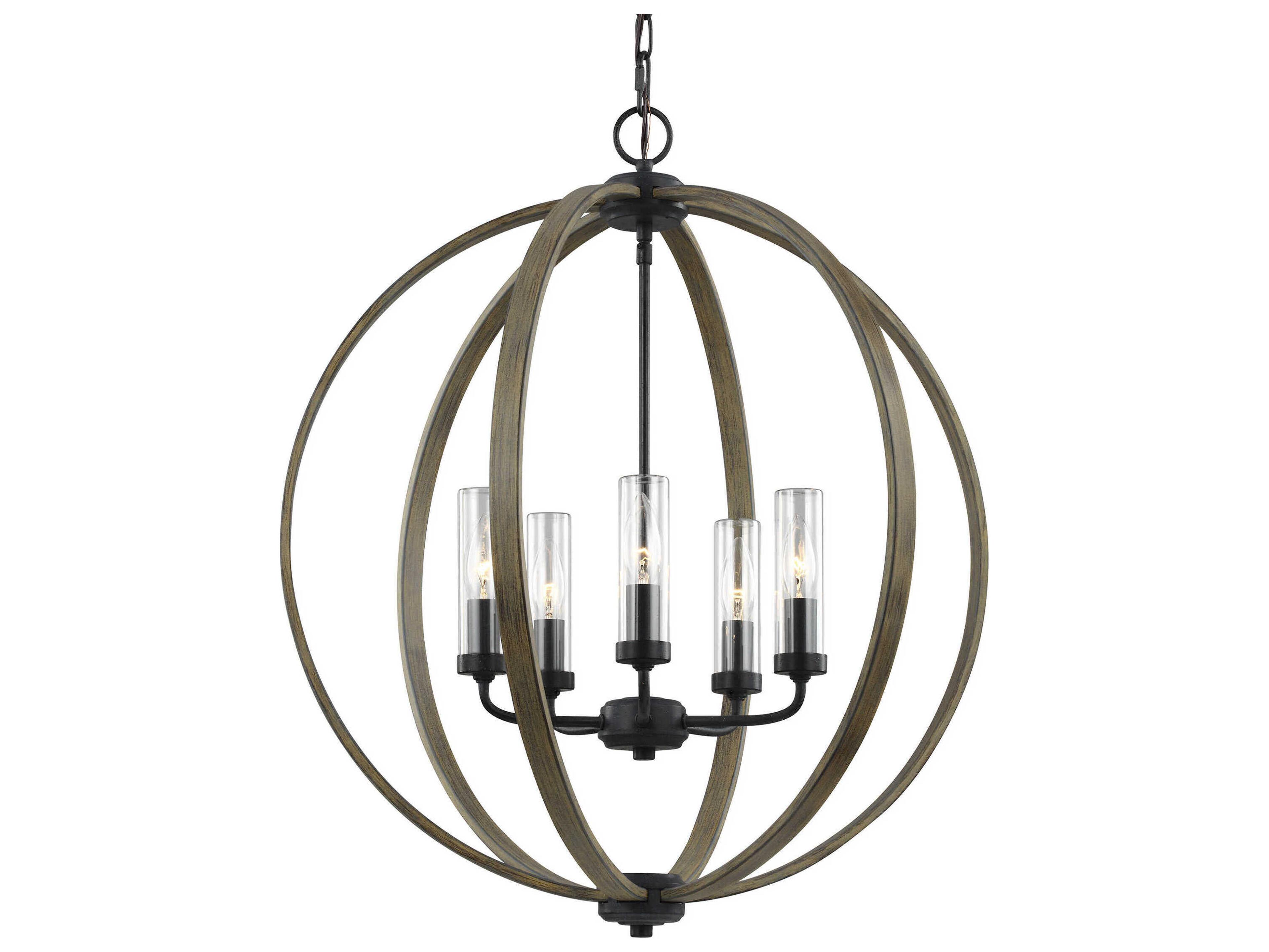 Visual Comfort Studio Allier 5 - Light Outdoor Hanging Light
