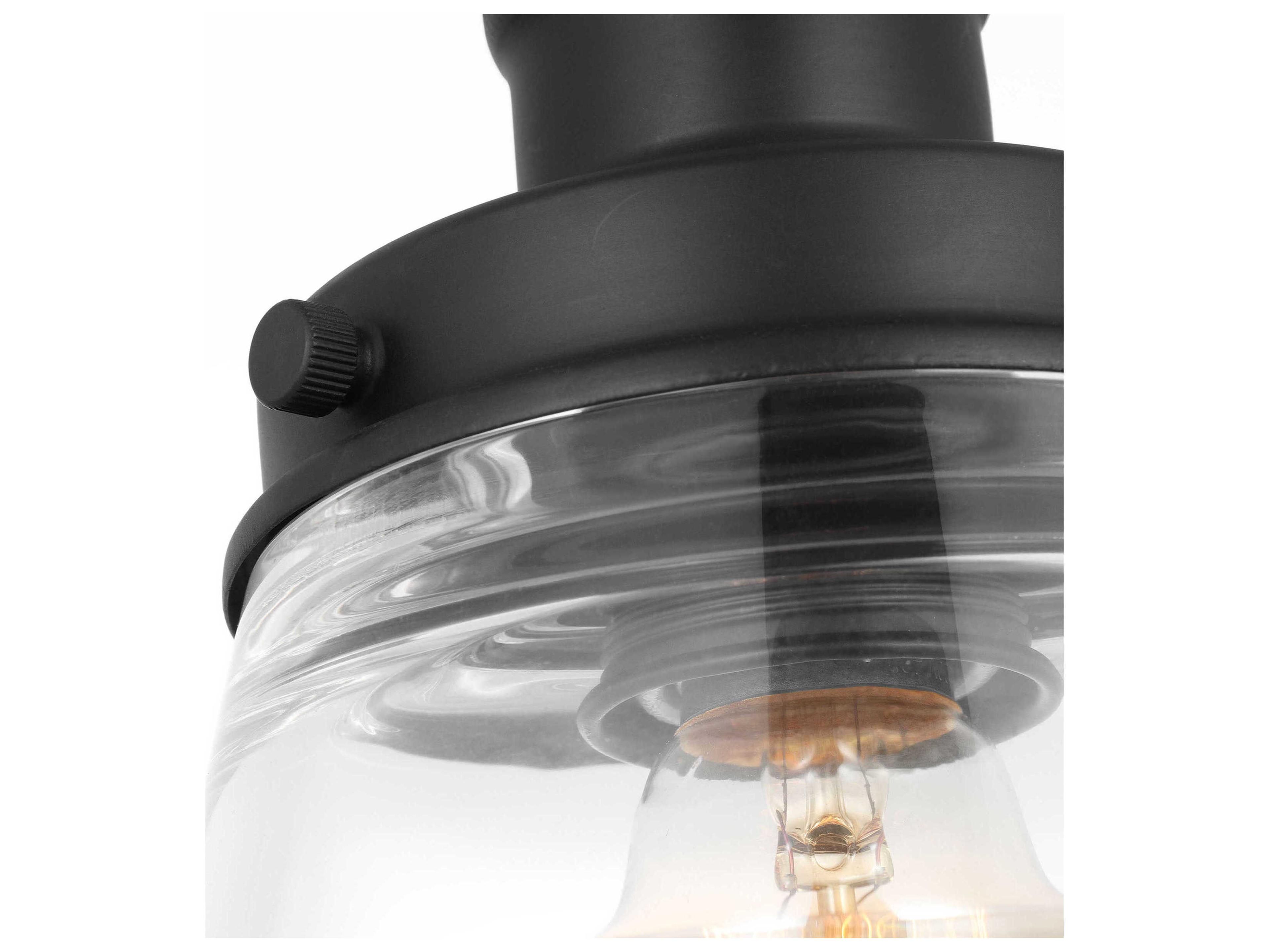 Visual Comfort Studio Baskin 1-Light Midnight Black Mini Pendant