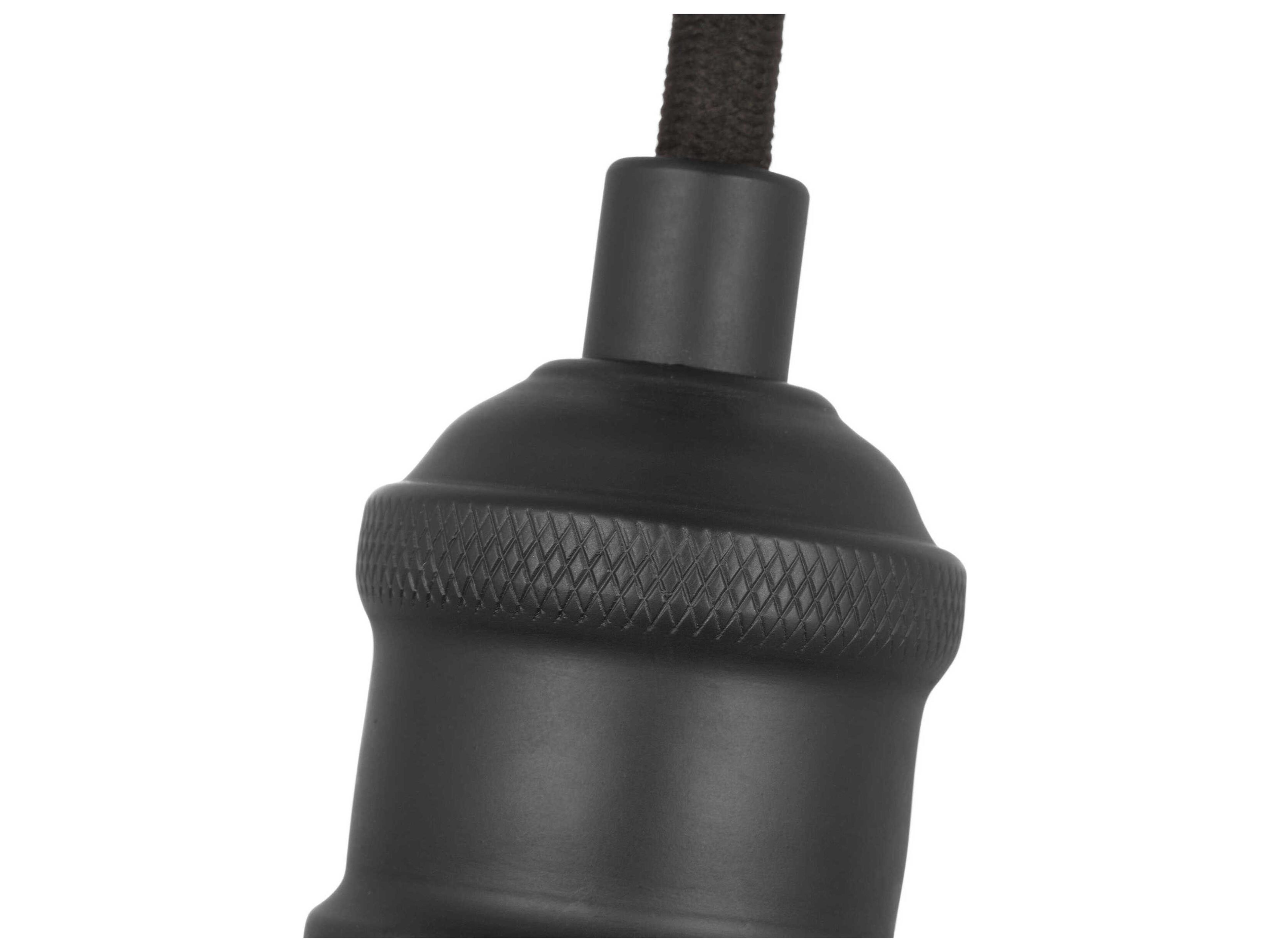 Visual Comfort Studio Baskin 1-Light Midnight Black Mini Pendant