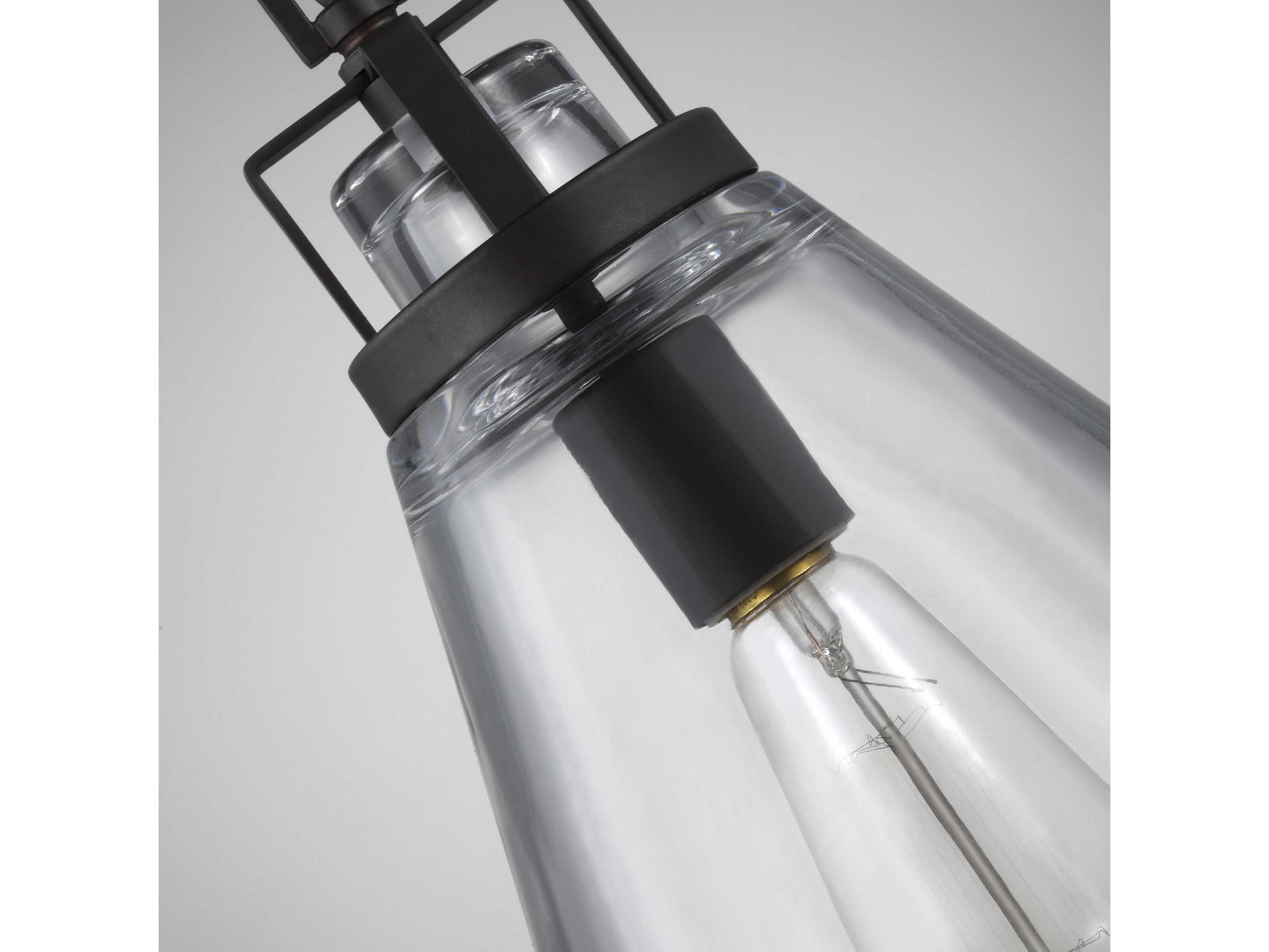 Visual Comfort Studio Frontage 1-Light Oil Rubbed Bronze Mini Pendant