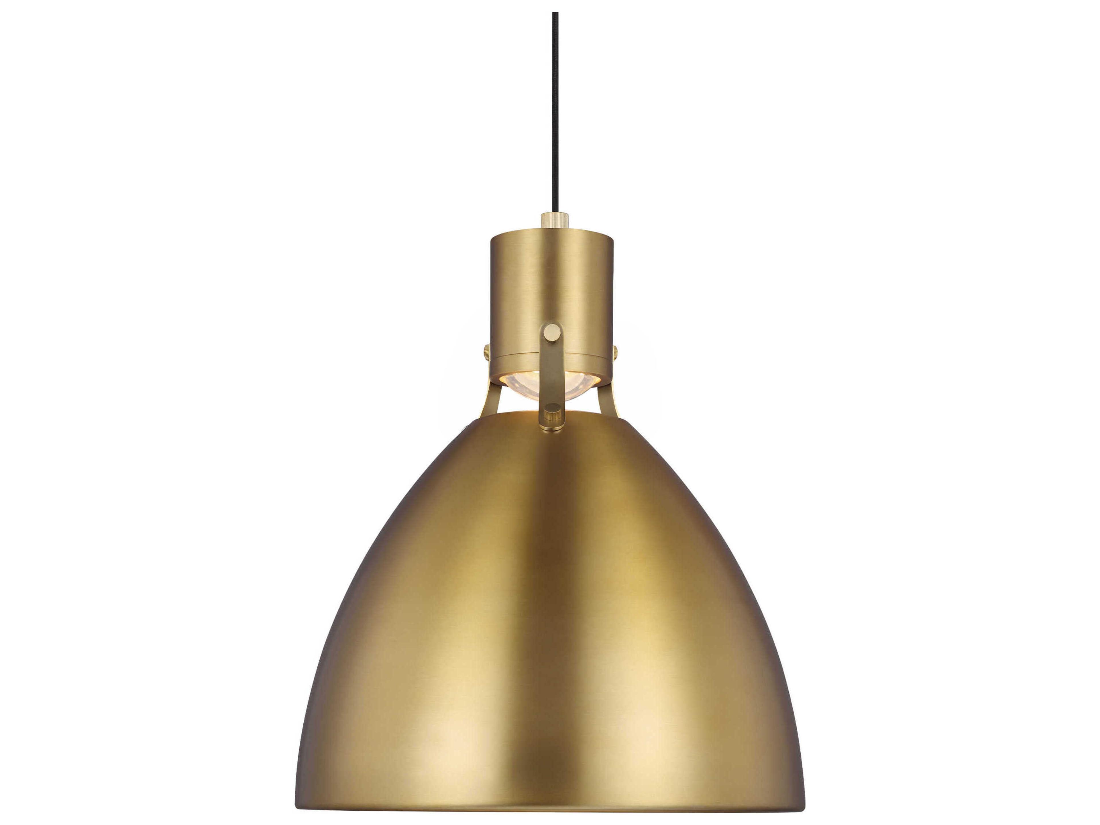 Visual Comfort Studio Brynne 1-Light Burnished Brass Pendant
