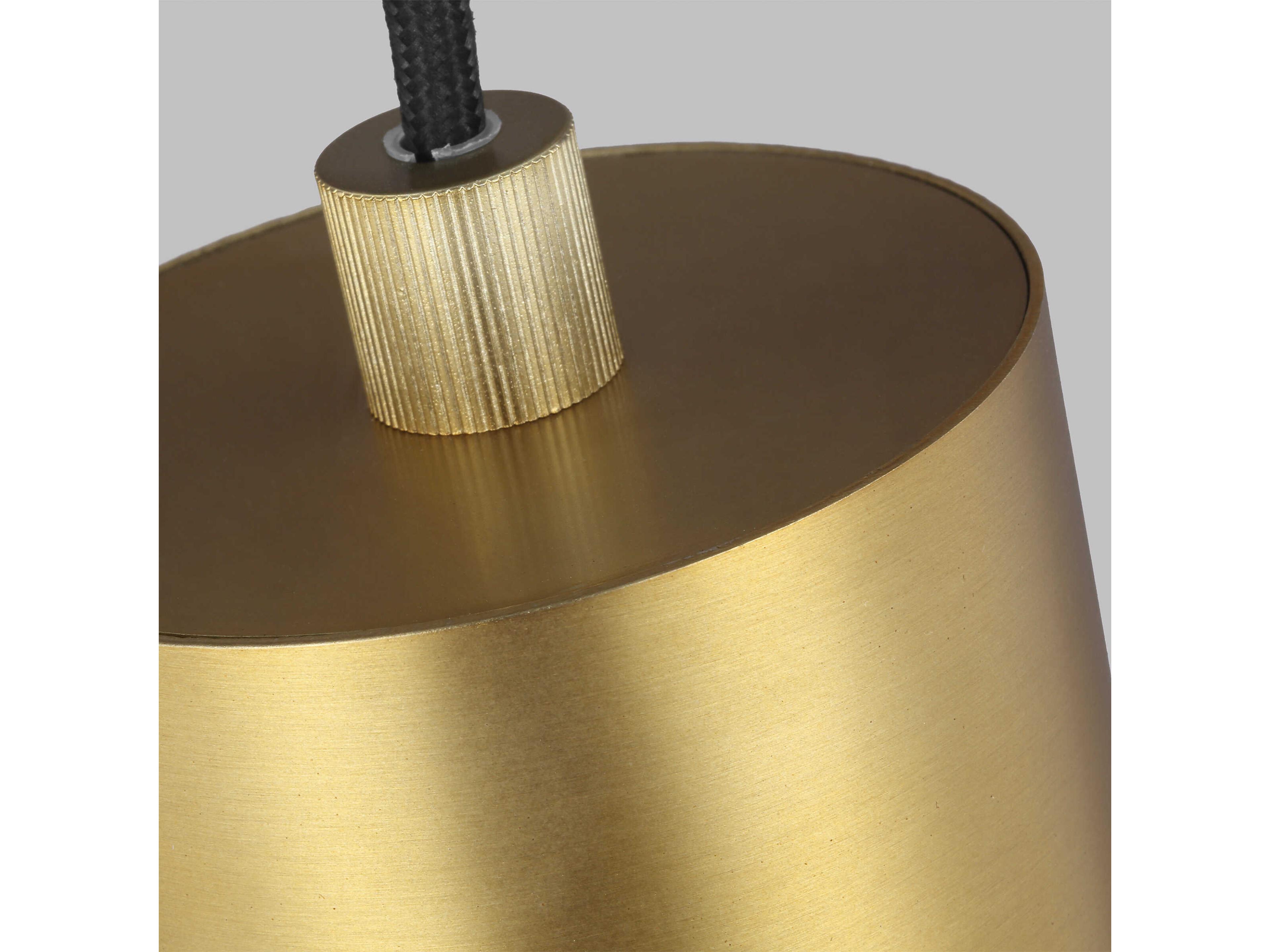 Visual Comfort Studio Brynne 1-Light Burnished Brass Pendant